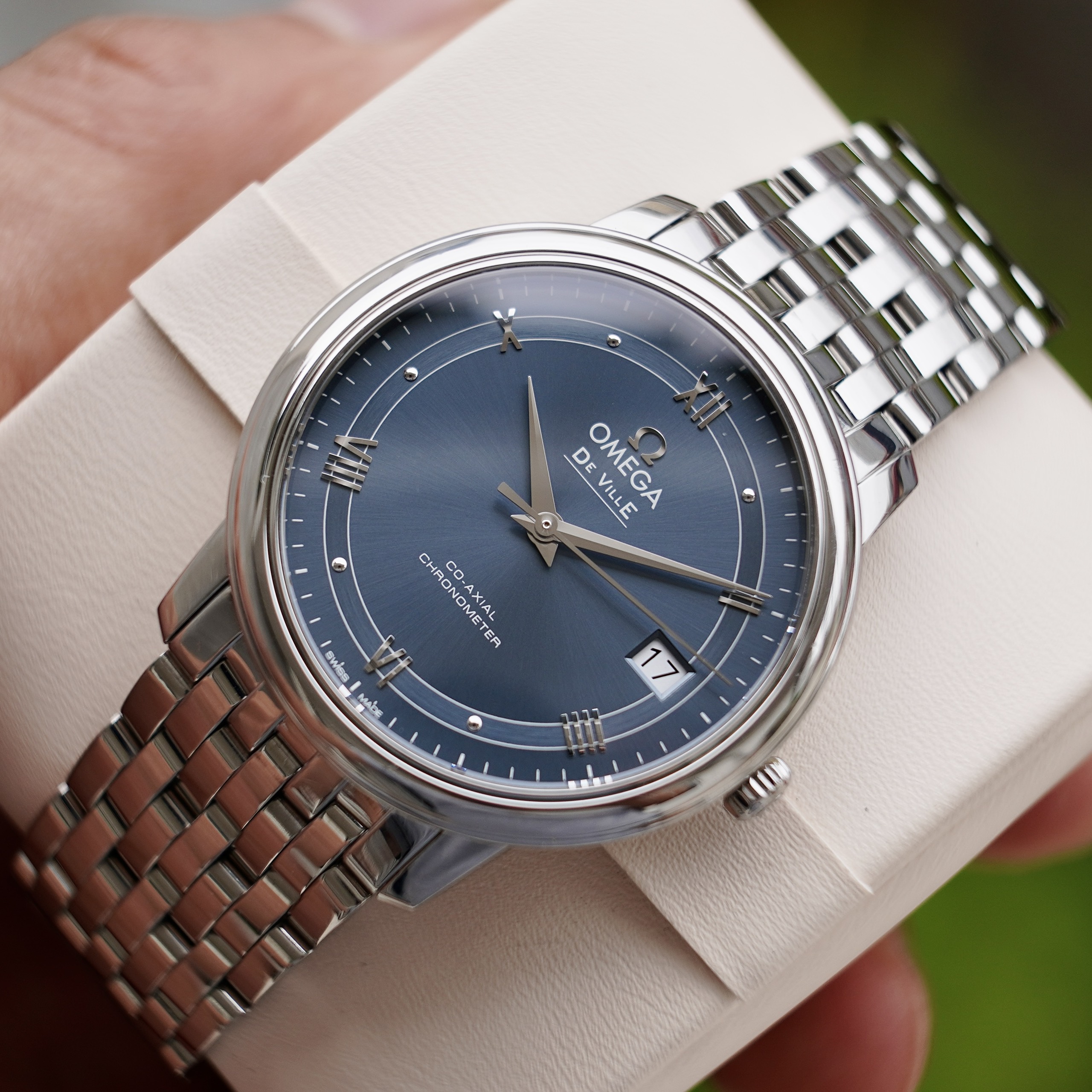 Omega De Ville Prestige Blue Dial 424.10.37.20.03 (9)