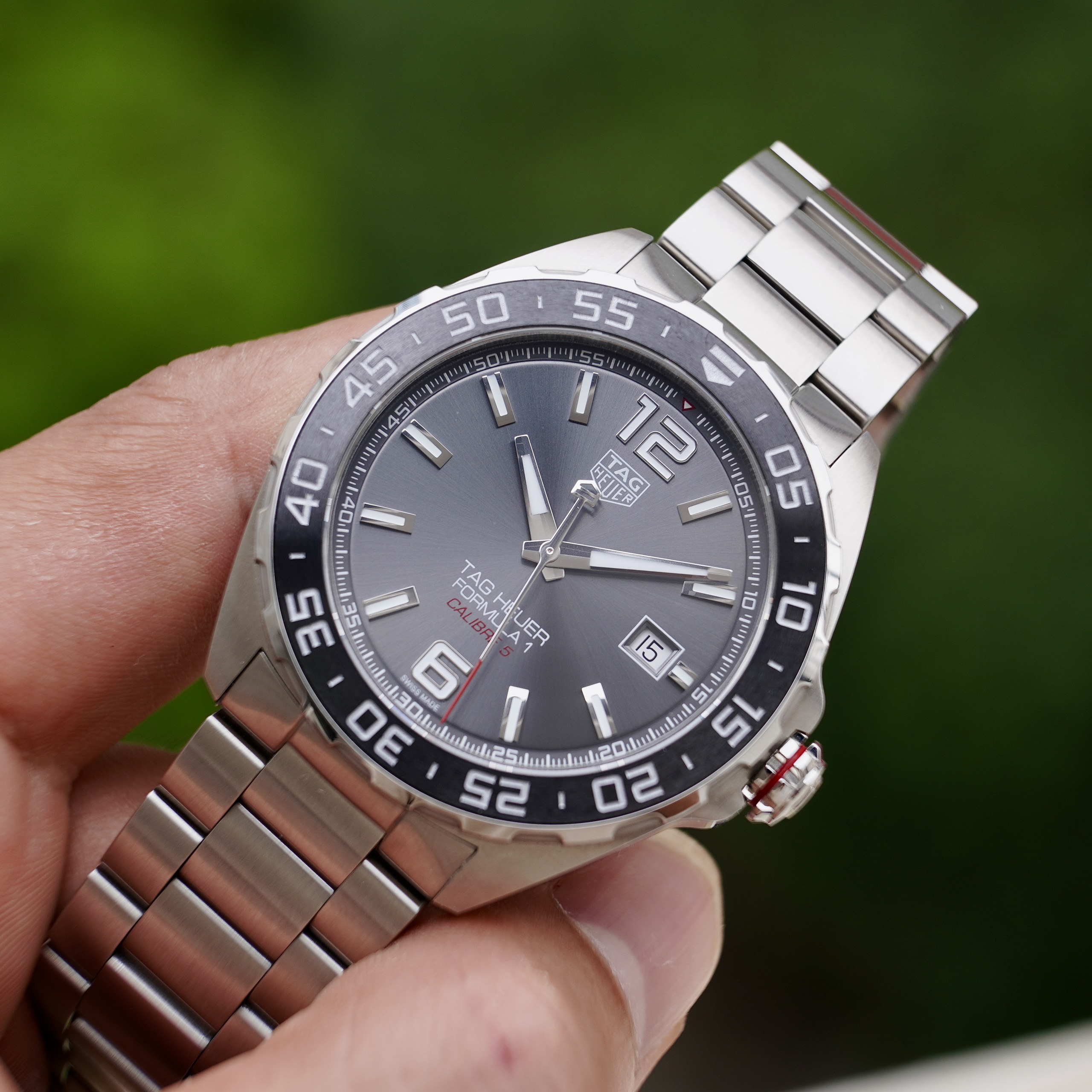 Tag Heuer Formula 1 Calibre 5 Grey Dial WAZ2011 (2)