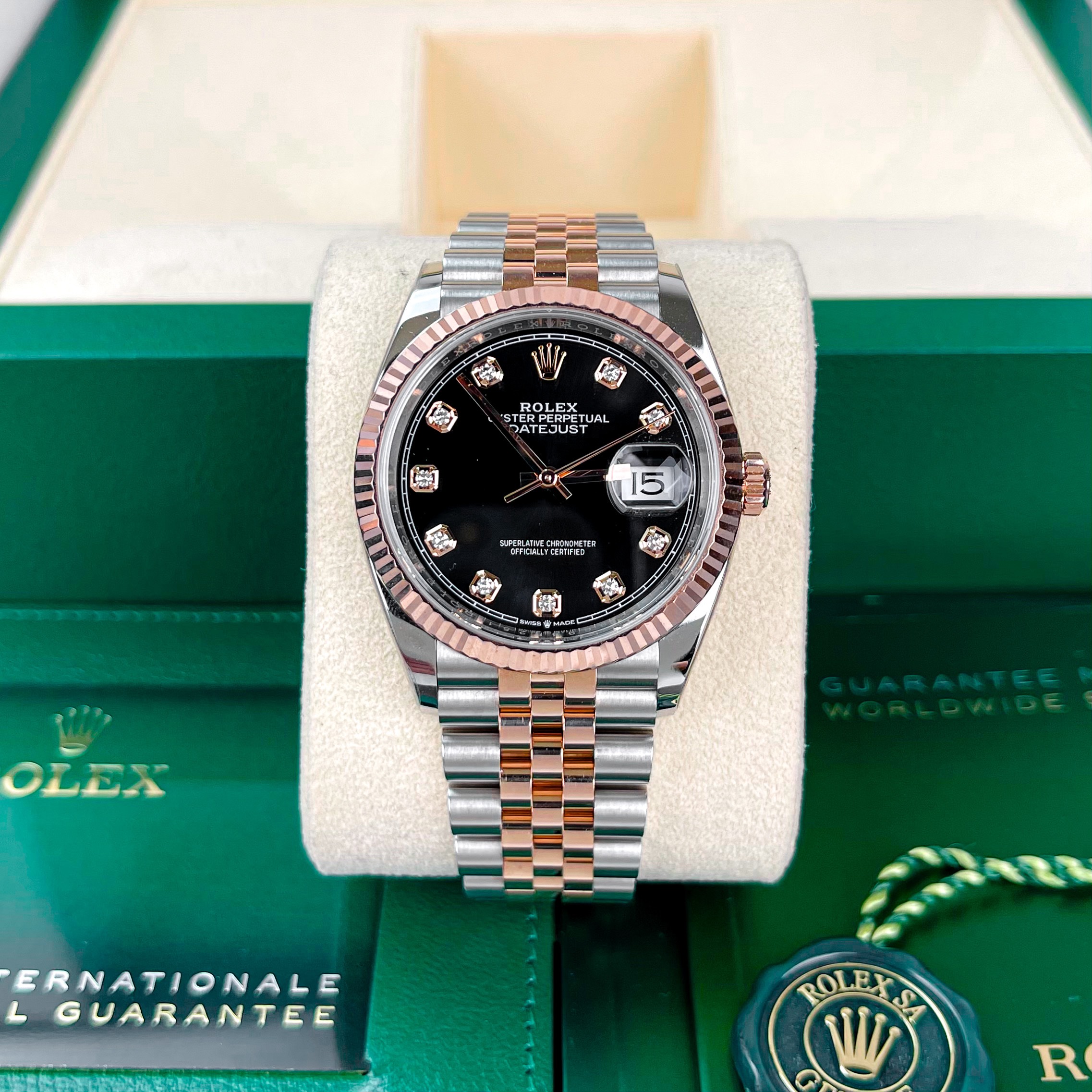 Rolex Datejust 126231 mặt số Đen 36mm (5)