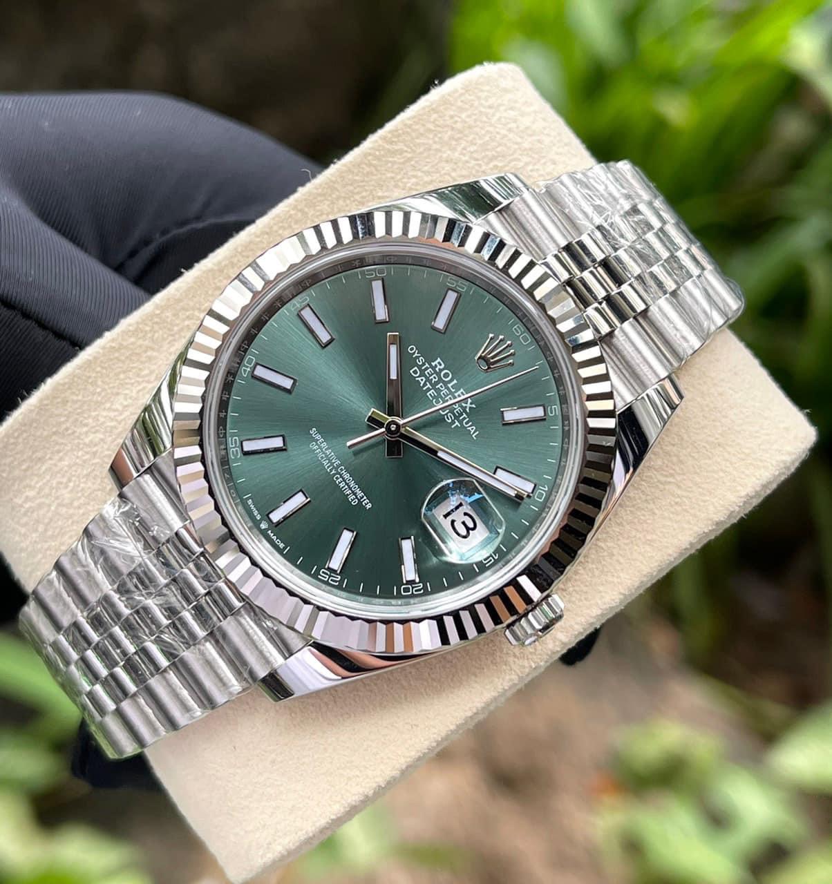 Rolex Datejust Jubilee 41 Mặt Số Xanh Olive 126334-0028 (6)