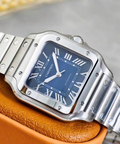 Cartier Santos Medium Blue WSSA0063