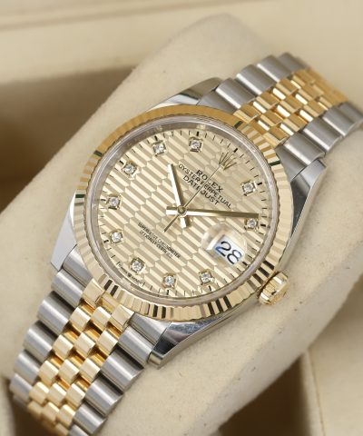 Rolex Datejust 126233-0045 Golden Fluted
