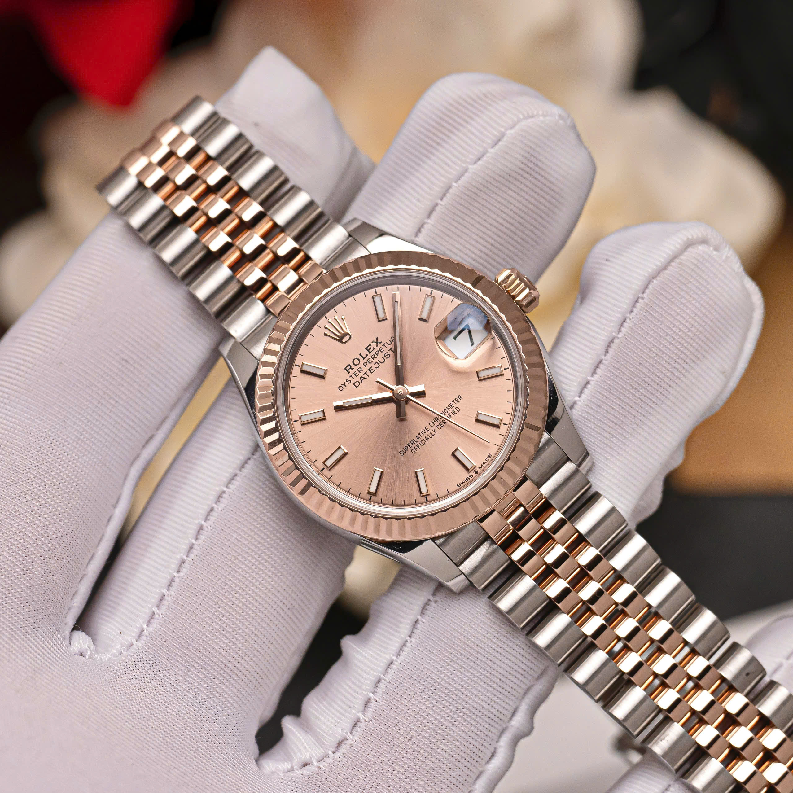 Rolex Datejust 31 Pink Dial 278271 (2) Rolex Datejust 31 Pink Dial 278271