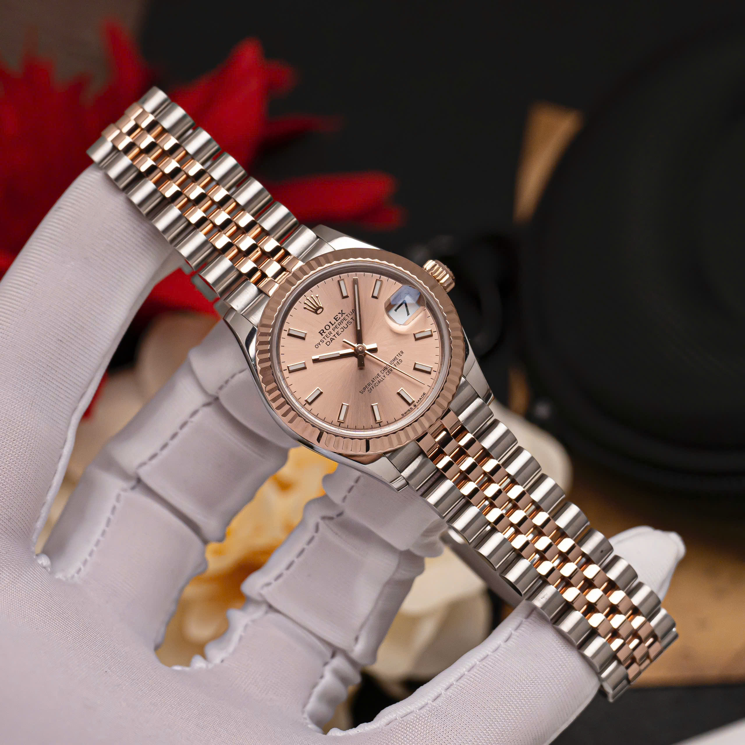 Rolex Datejust 31 Pink Dial 278271 (7) Rolex Datejust 31 Pink Dial 278271
