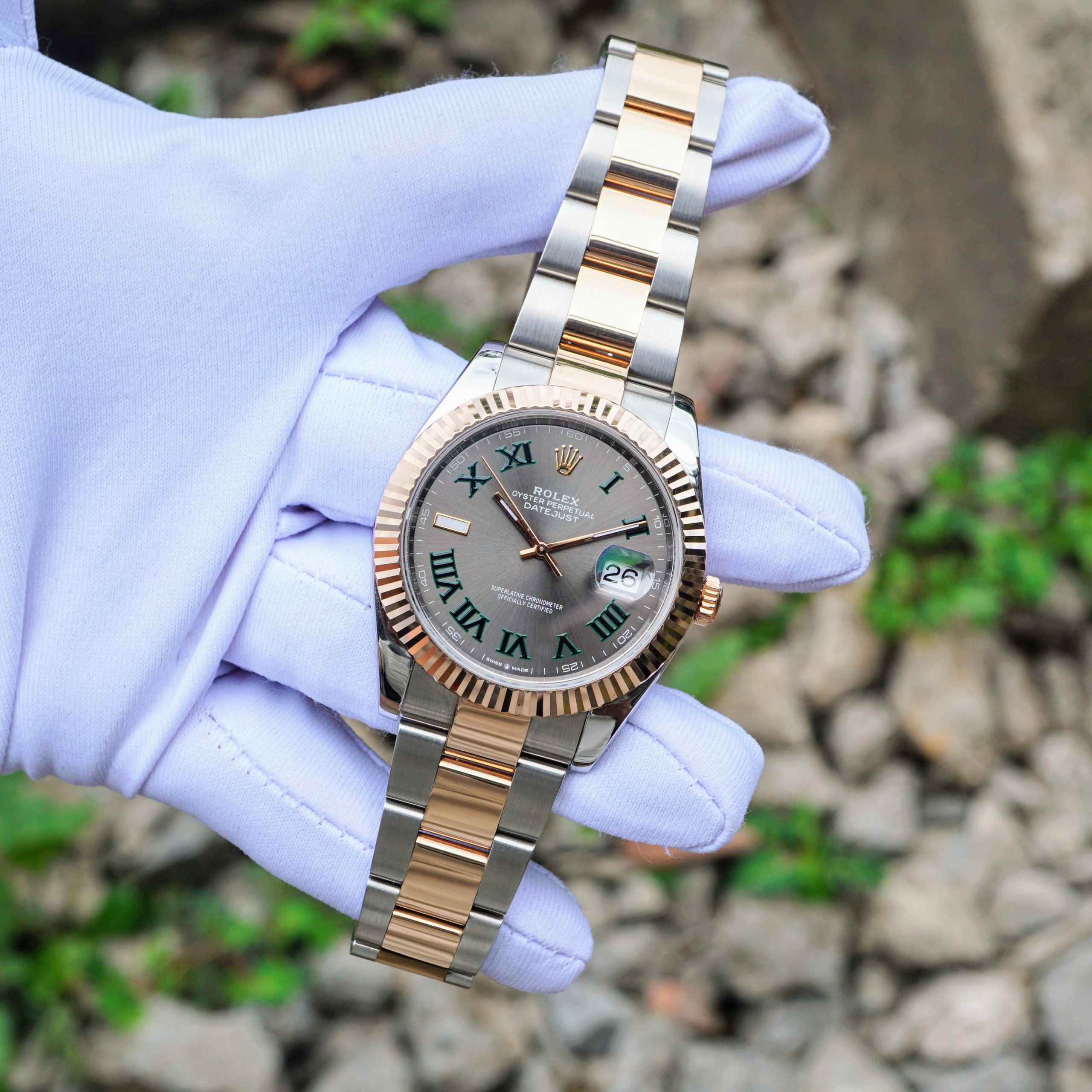 Rolex Datejust 41 Wimbledon 126331 (1) Rolex Datejust 41 Wimbledon 126331