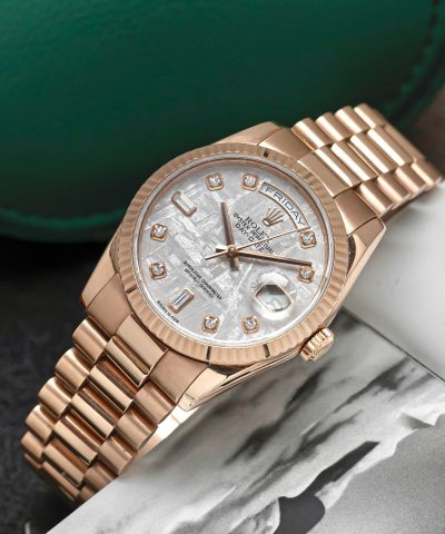 Rolex Day-Date 118235 Mặt thiên thạch