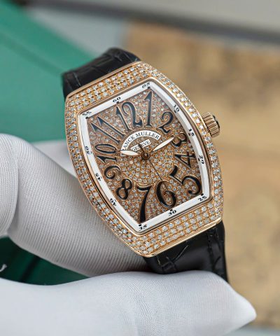 Franck Muller Vanguard V32 Rose Gold Diamond