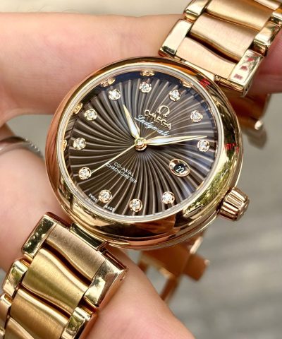 Omega De Ville Ladymatic Diamond 18k 425.60.34.20.63.001
