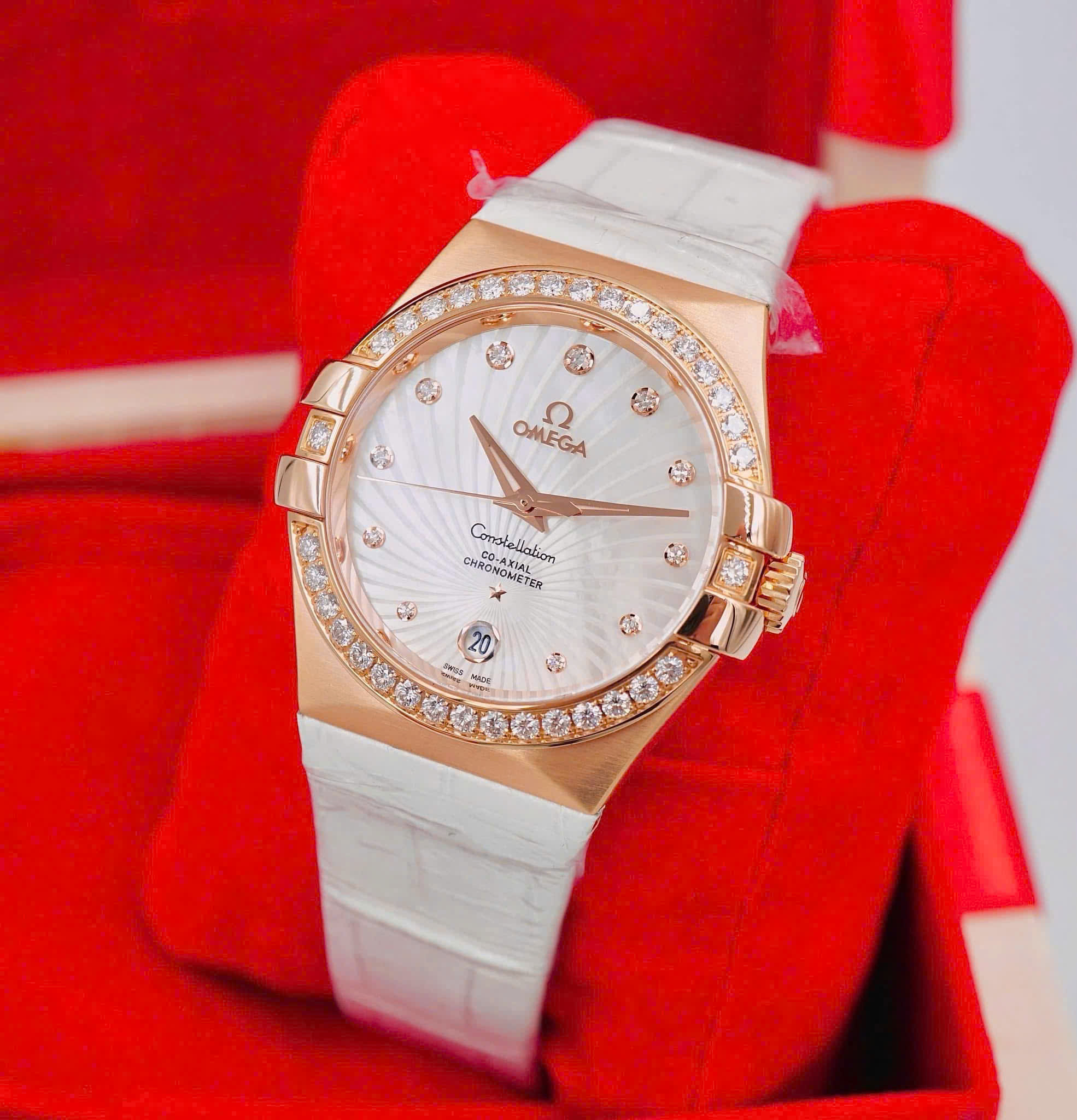 Omega Constellation Lady Diamond 18k 123.58.35.20.55.003` Omega Constellation Lady Diamond 18k 123.58.35.20.55.003