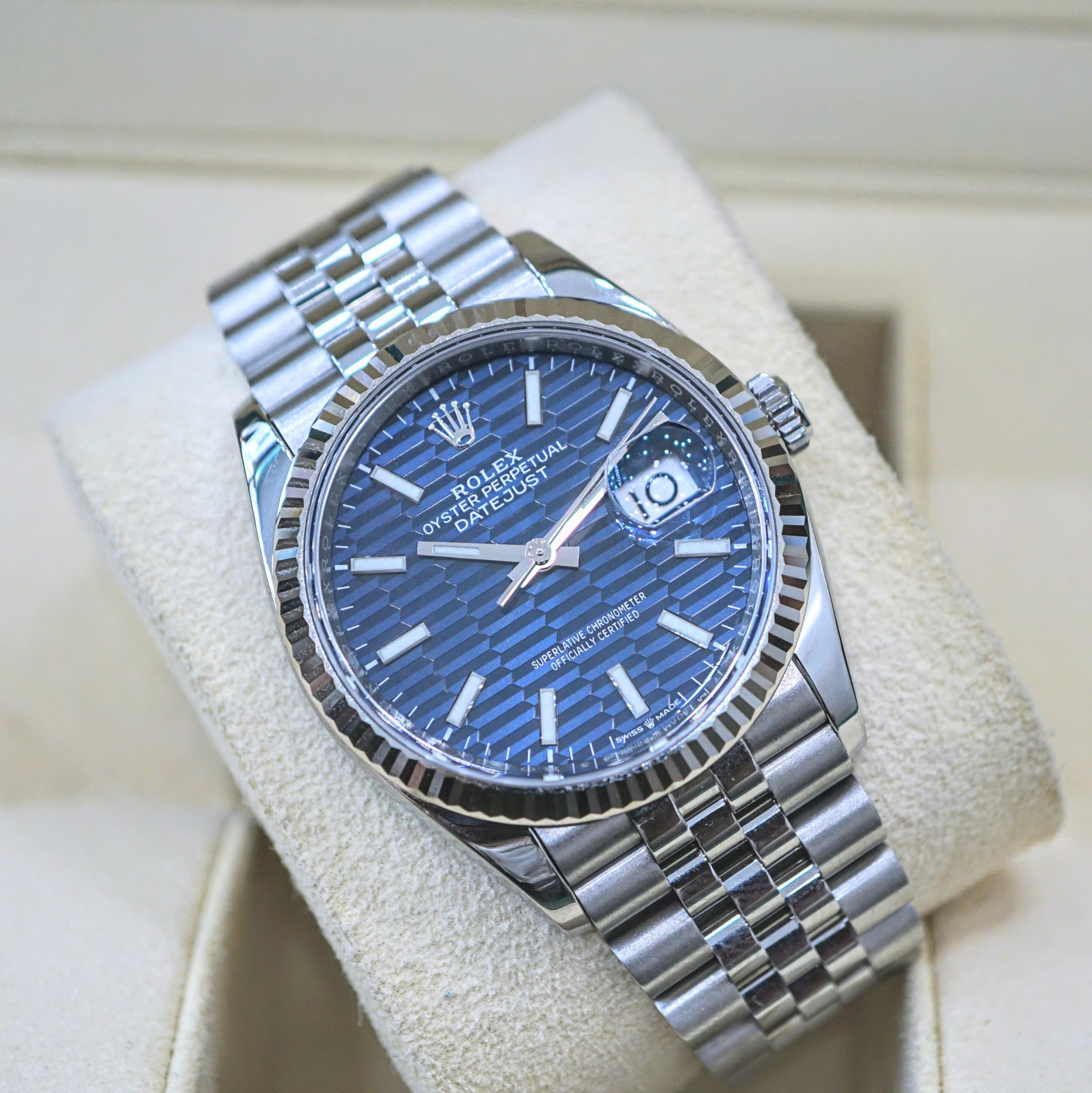 Rolex Datejust 36 mm 126234 Mặt Xếp Gạch Rolex Datejust 36 mm 126234 Mặt Xếp Gạch