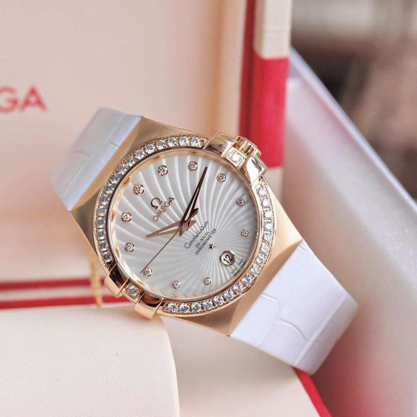 Omega Constellation Lady Diamond 18k 123.58.35.20.55.003 Omega Constellation Lady Diamond 18k 123.58.35.20.55.003