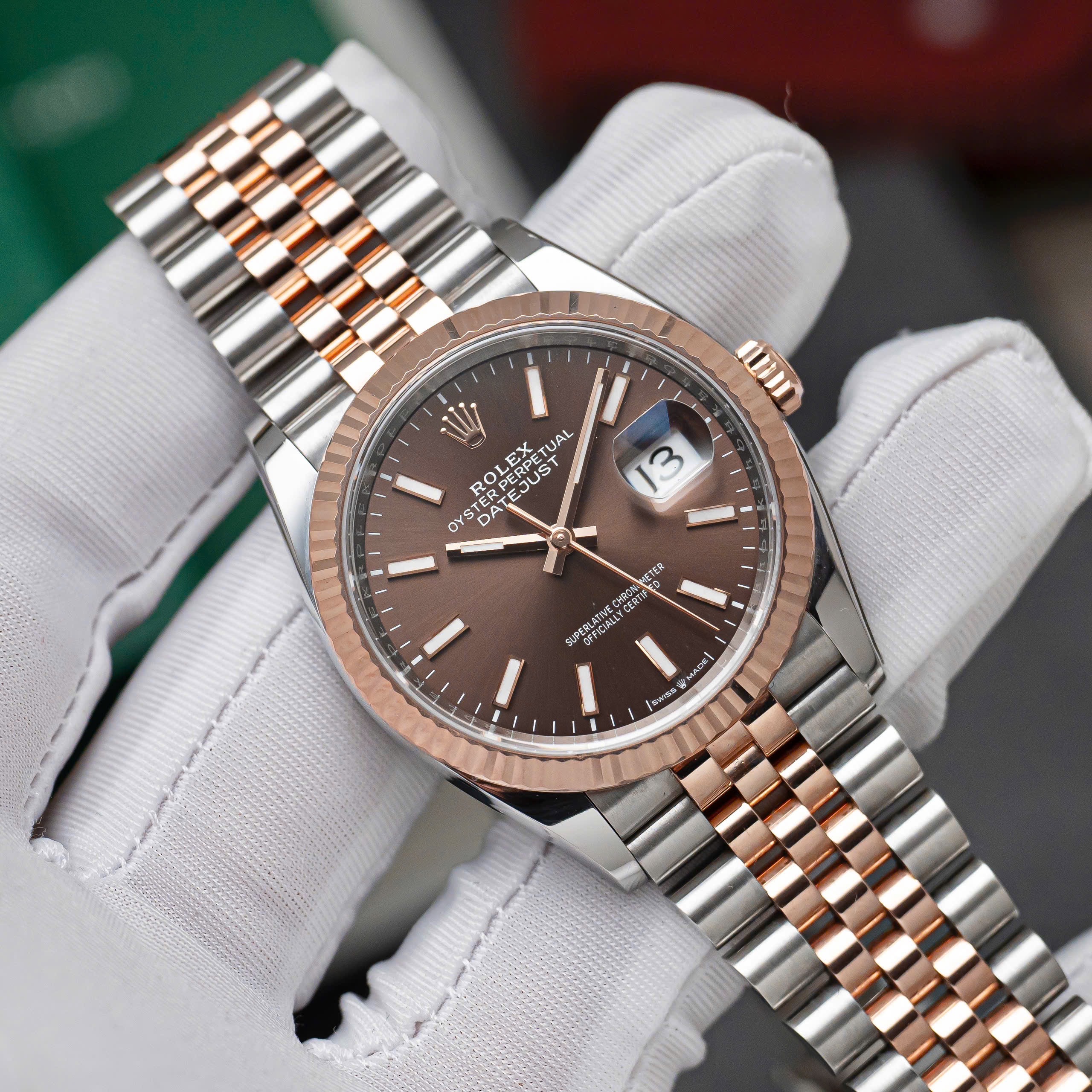 Rolex Datejust 126231 Choco Index Rolex Datejust 126231 Choco Index