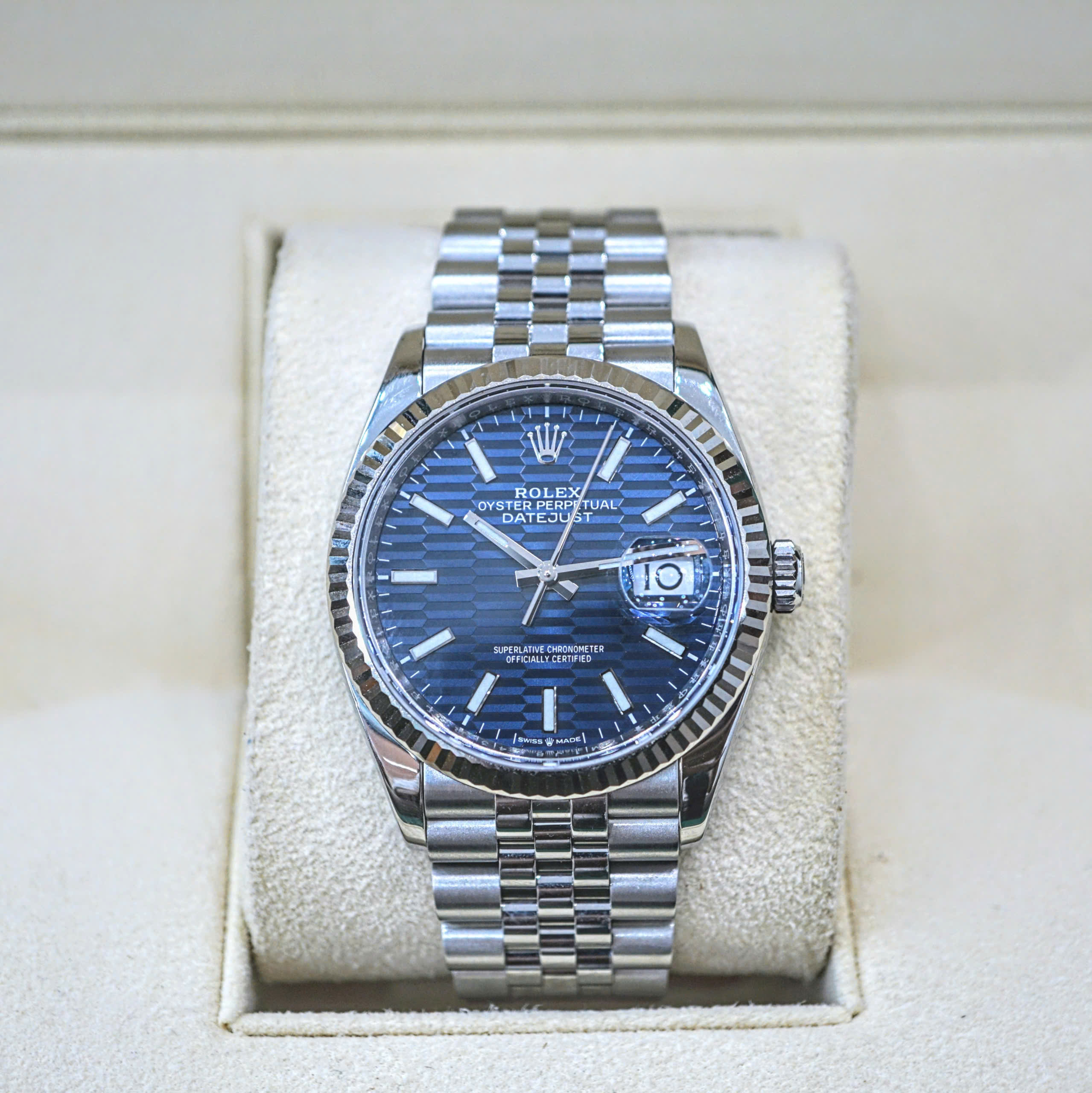 Rolex Datejust 36 mm 126234 Mặt Xếp Gạch Rolex Datejust 36 mm 126234 Mặt Xếp Gạch