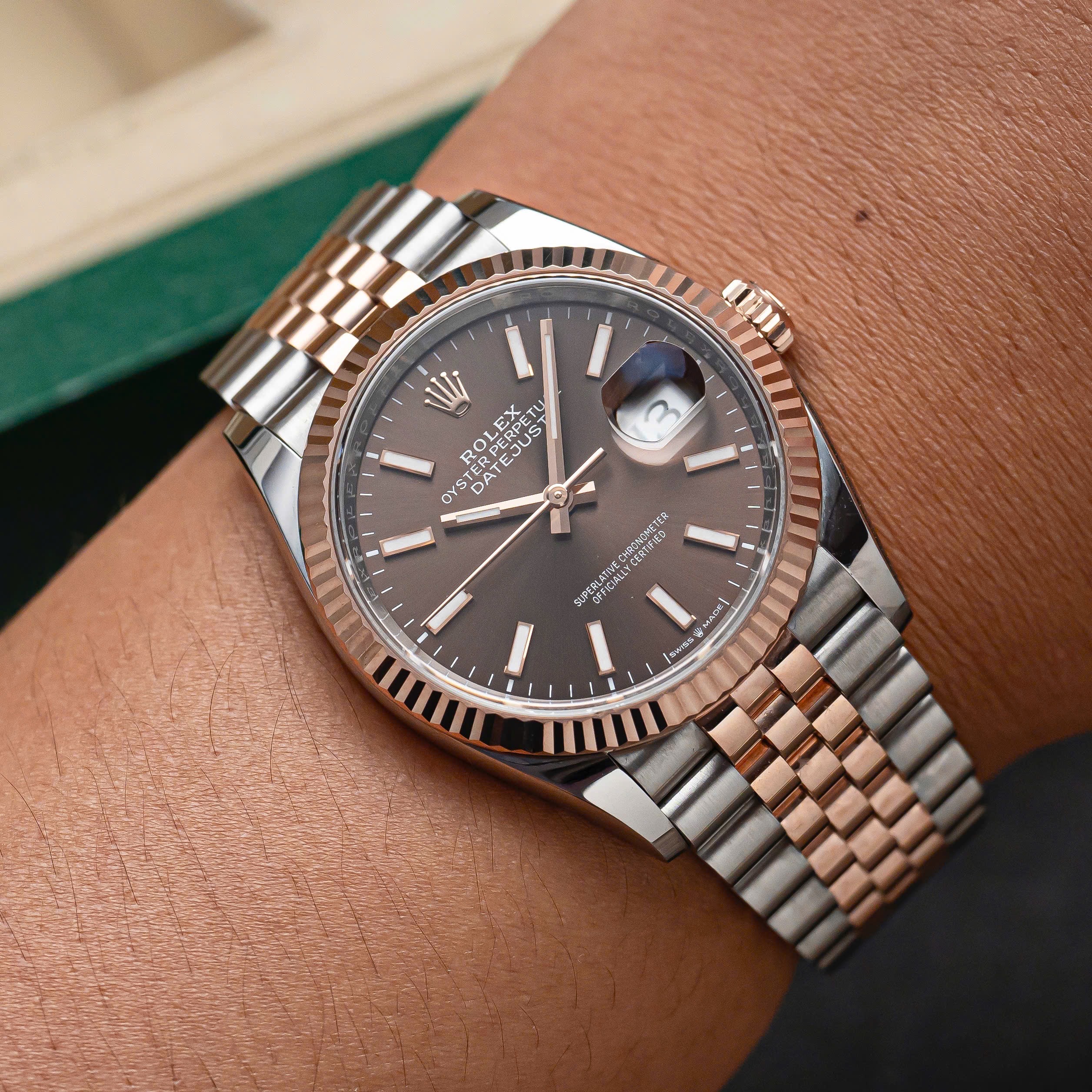 Rolex Datejust 126231 Choco Index Rolex Datejust 126231 Choco Index