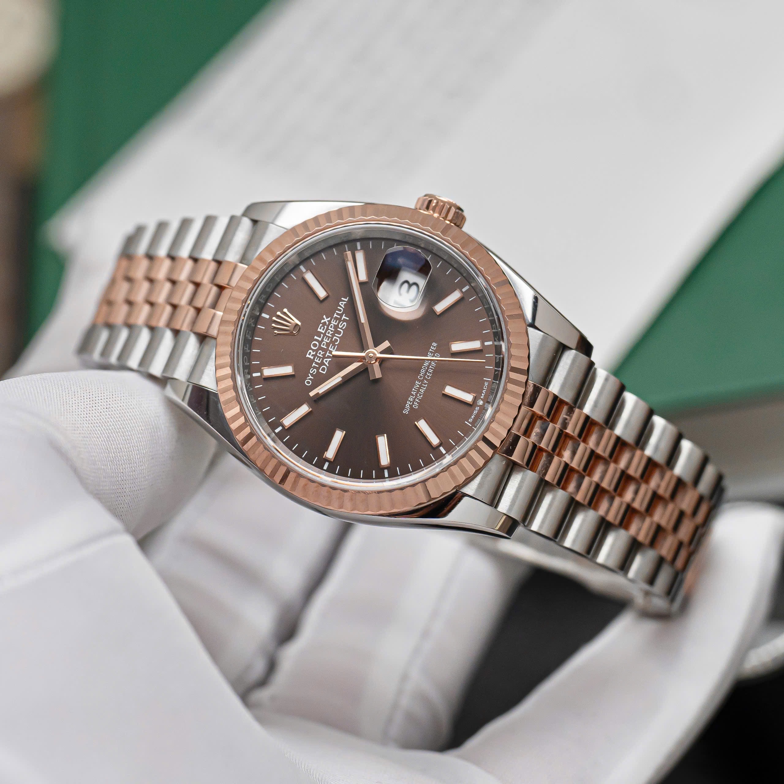 Rolex Datejust 126231 Choco Index Rolex Datejust 126231 Choco Index