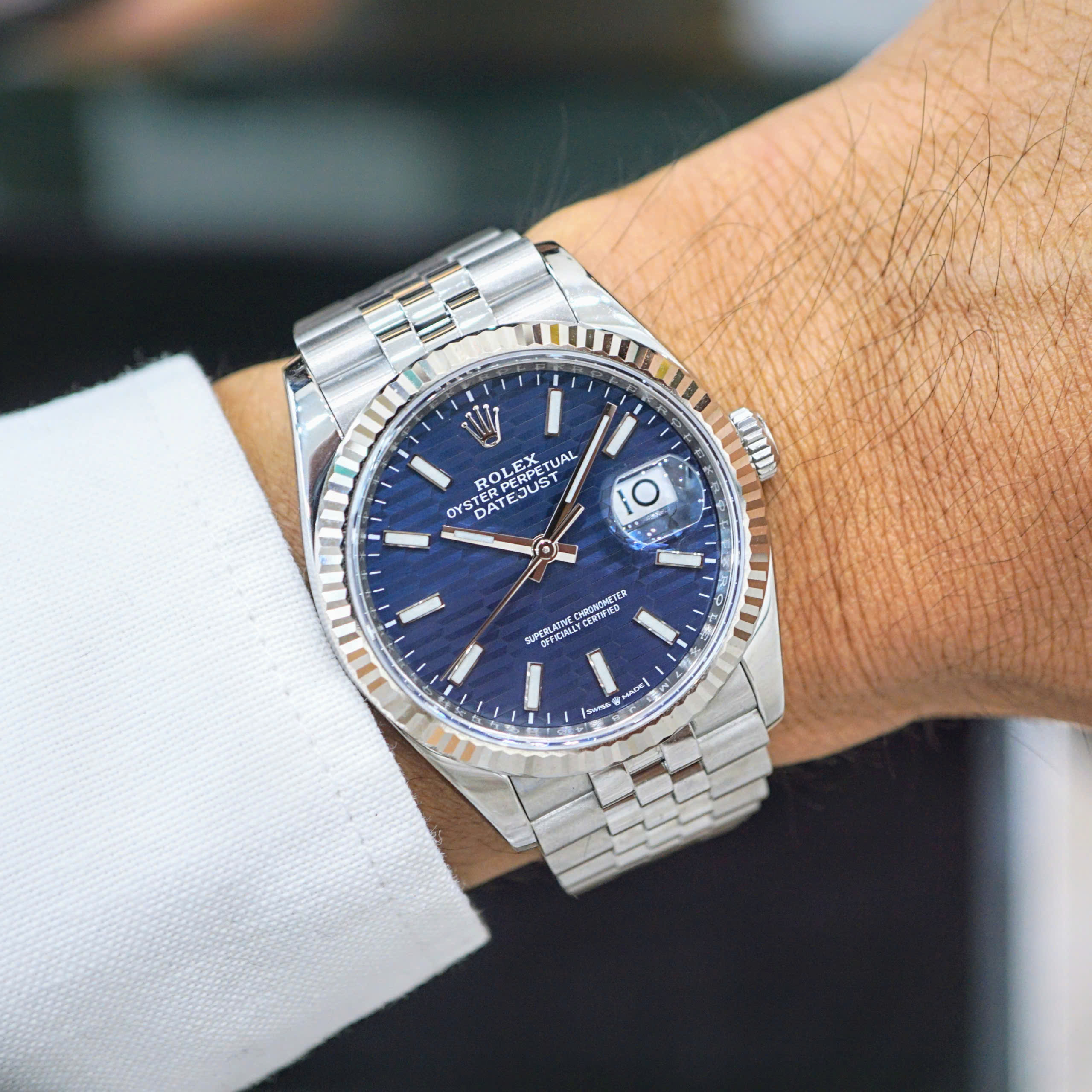 Rolex Datejust 36 mm 126234 Mặt Xếp Gạch Rolex Datejust 36 mm 126234 Mặt Xếp Gạch