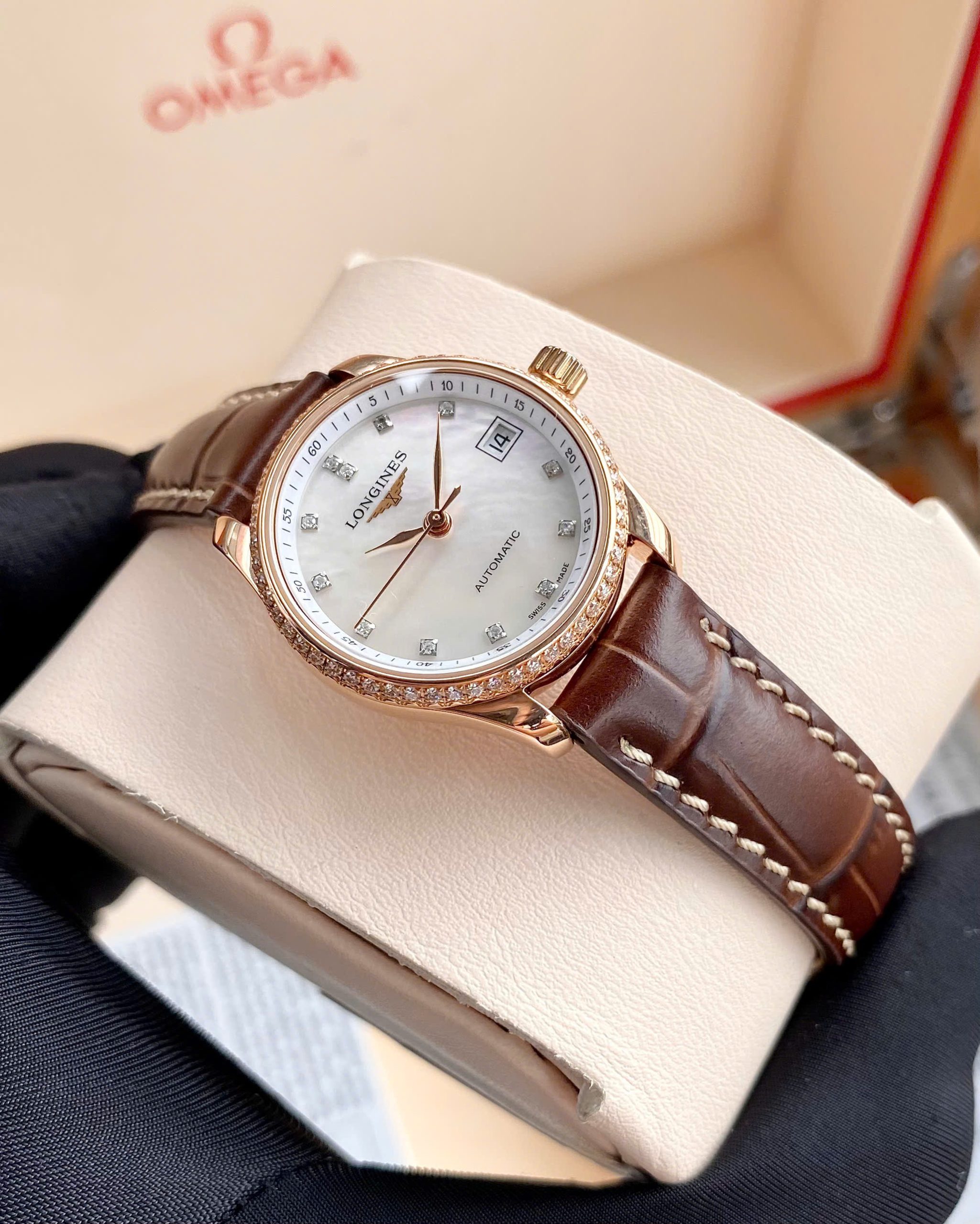 Longines Master CoLLection Diamond 18k L2.128.9.87.3 Longines Master CoLLection Diamond 18k L2.128.9.87.3