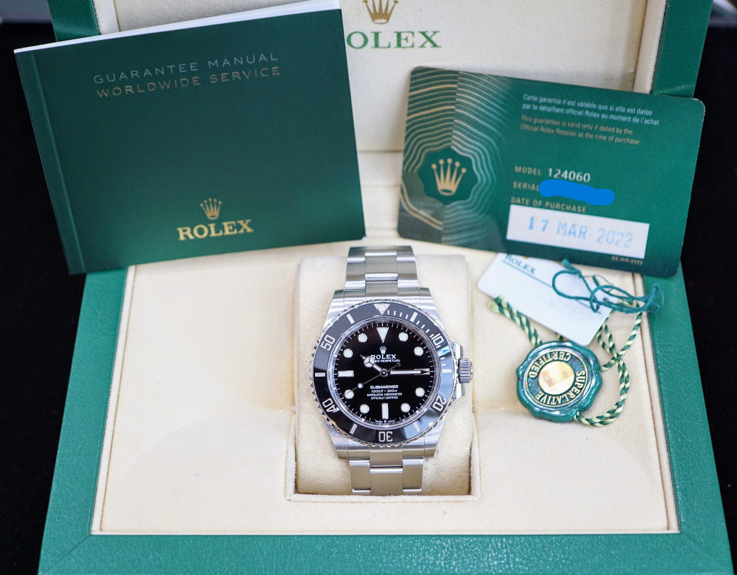 Rolex Submariner No Date 124060 Rolex Submariner No Date 124060
