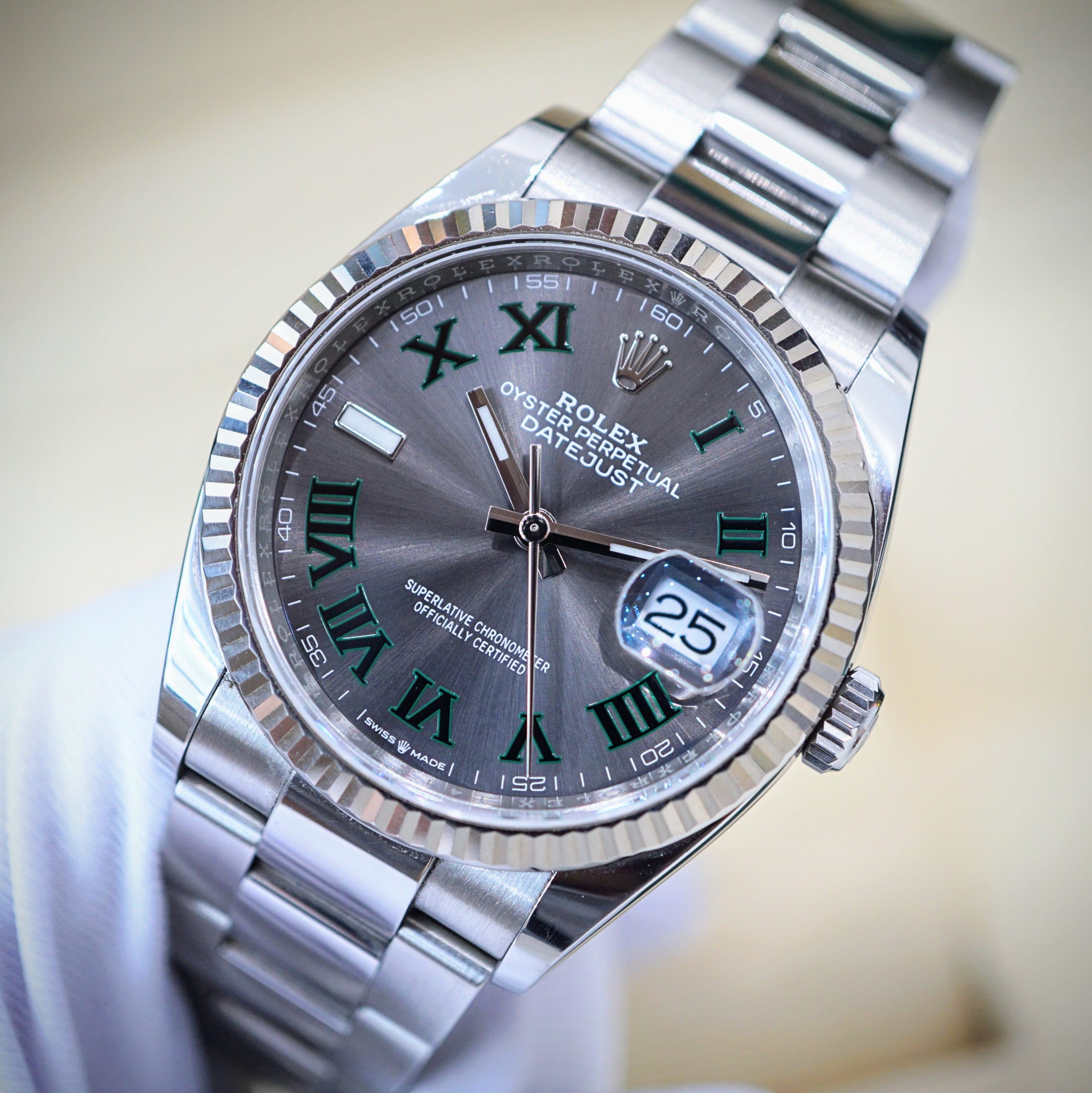 Rolex Datejust 126200 Wimbledon` Rolex Datejust 126200 Wimbledon