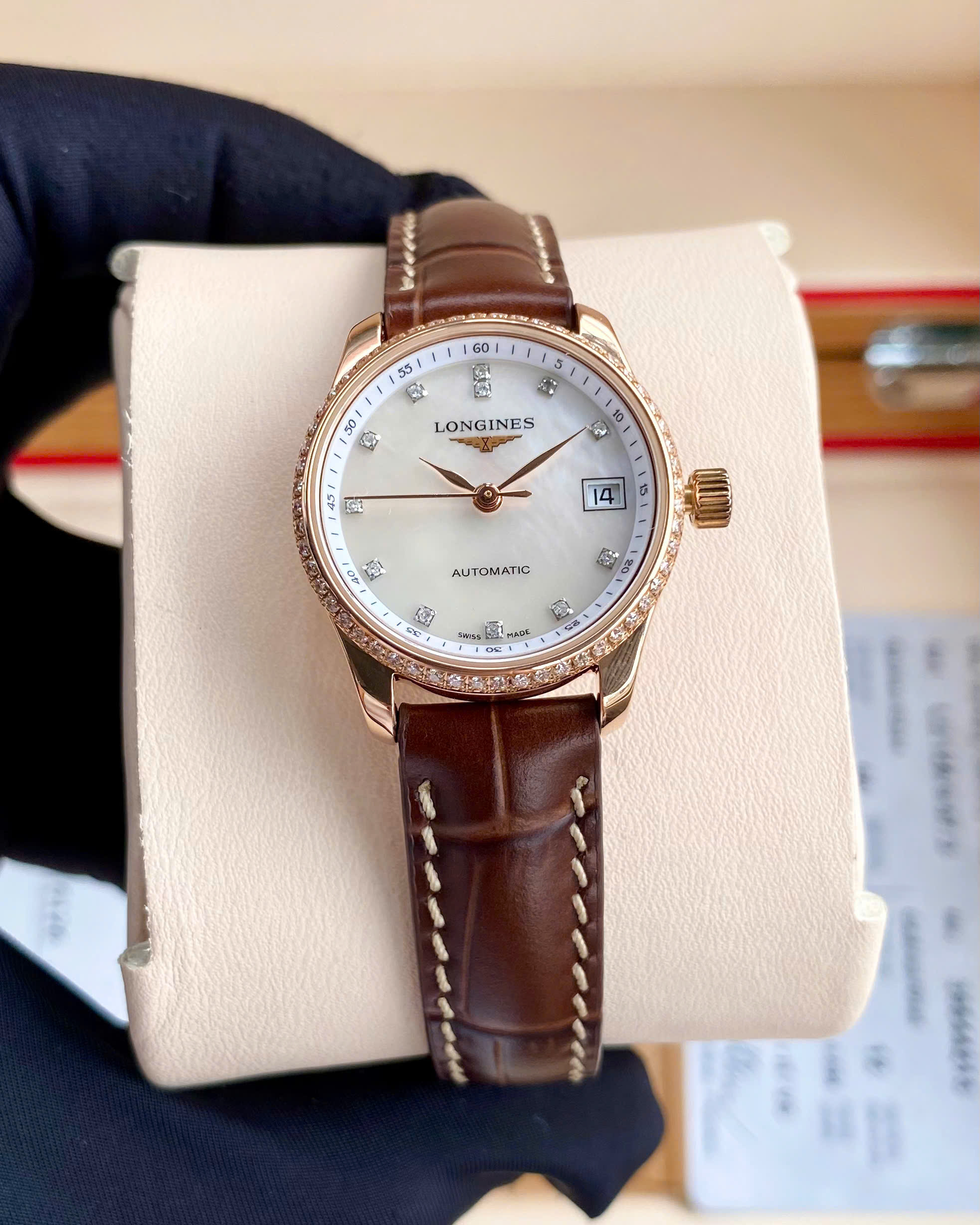 Longines Master CoLLection Diamond 18k L2.128.9.87.3 Longines Master CoLLection Diamond 18k L2.128.9.87.3