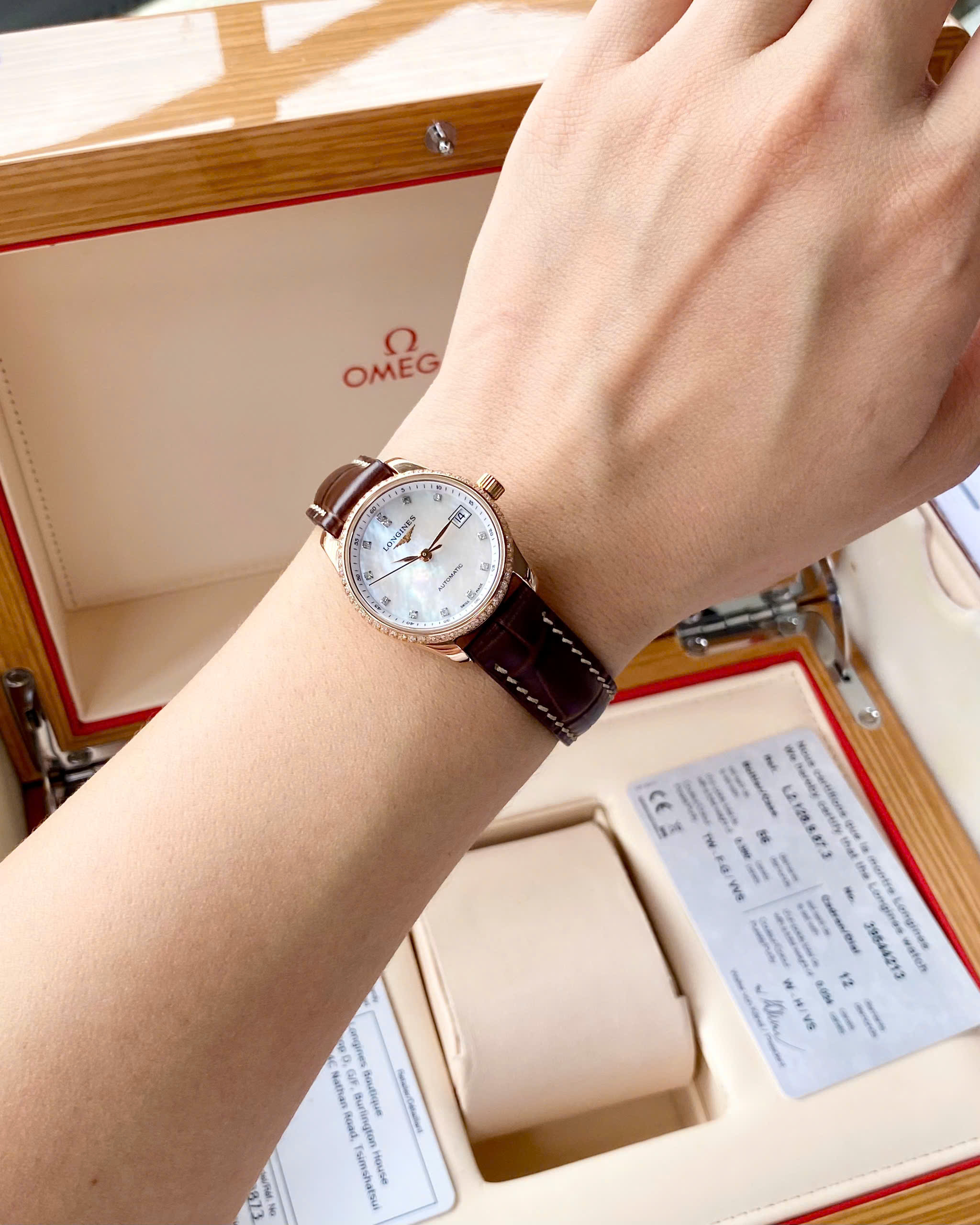 Longines Master CoLLection Diamond 18k L2.128.9.87.3 Longines Master CoLLection Diamond 18k L2.128.9.87.3