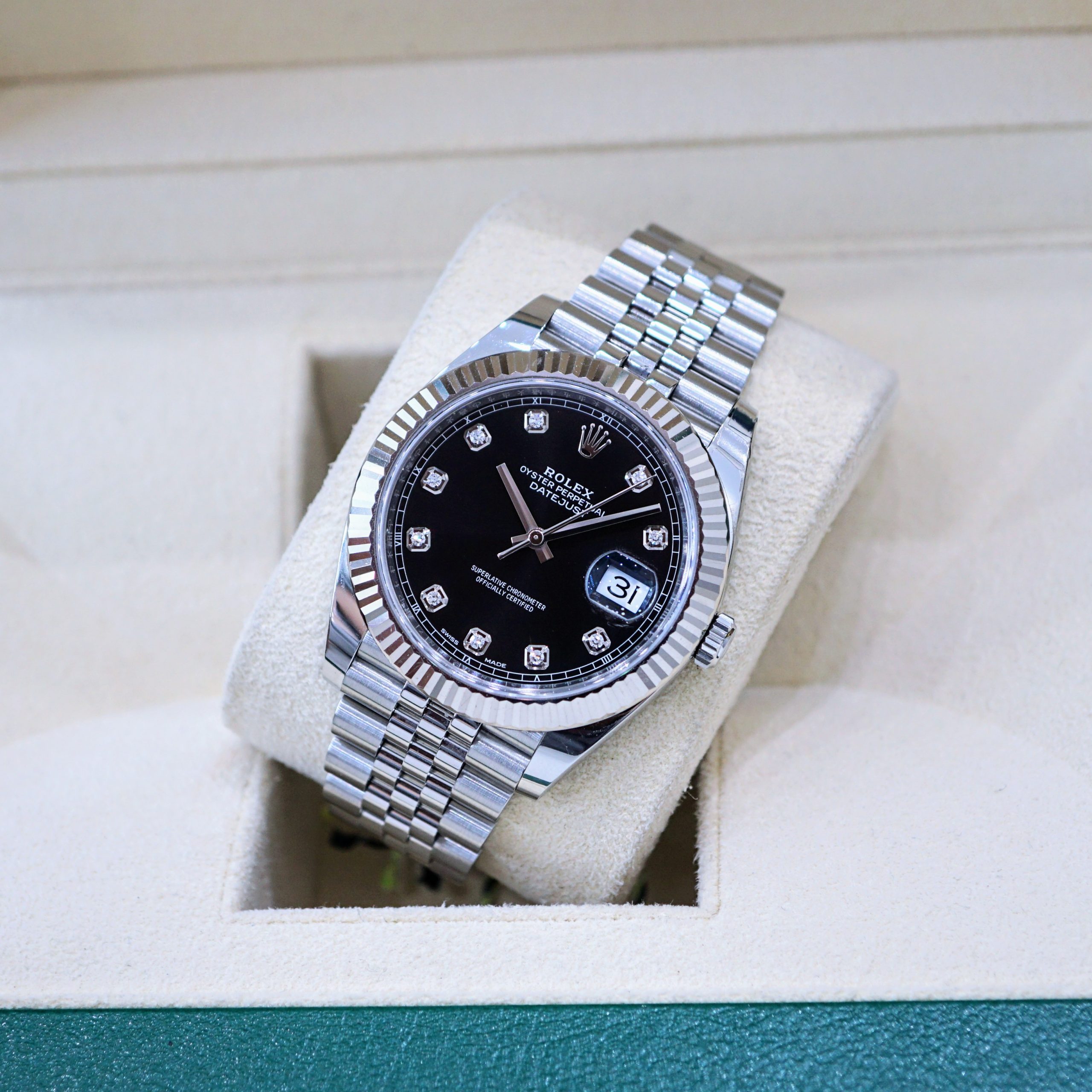 Rolex Datejust 126334 Cọc Kim Cương Rolex Datejust 126334 Cọc Kim Cương