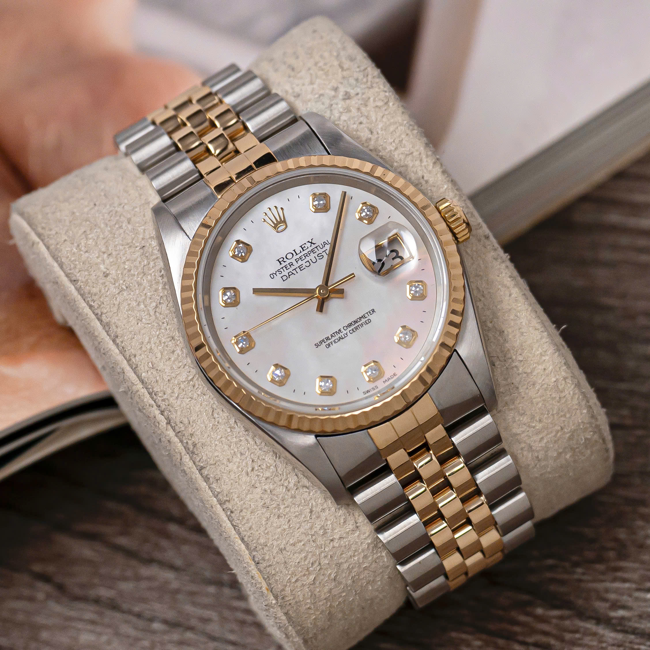 Rolex Datejust 16233 mặt MOP Rolex Datejust 16233 mặt MOP
