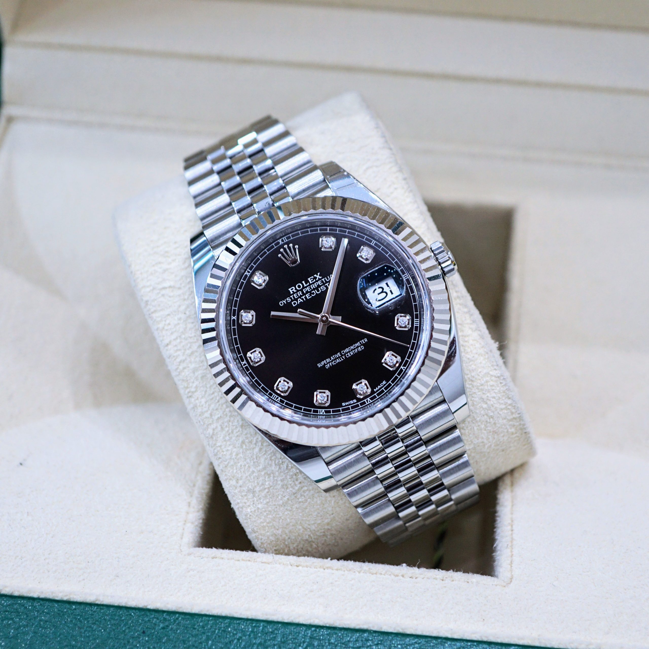 `Rolex Datejust 126334 Cọc Kim Cương Rolex Datejust 126334 Cọc Kim Cương