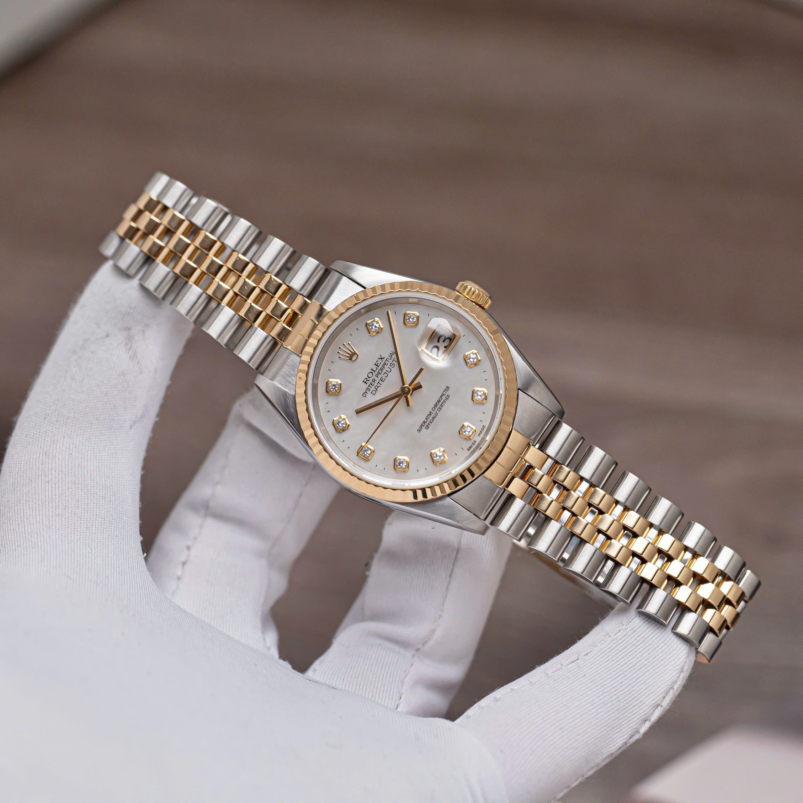 Rolex Datejust 16233 mặt MOP Rolex Datejust 16233 mặt MOP