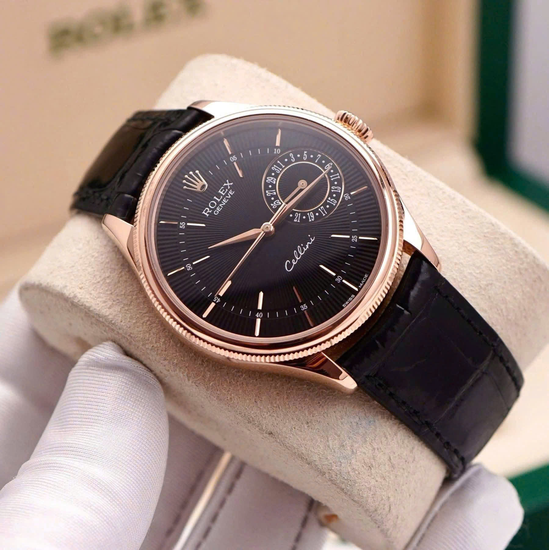 Rolex Cellini Date 39mm 50515 Everose Gold Rolex Cellini Date 39mm 50515 Everose Gold