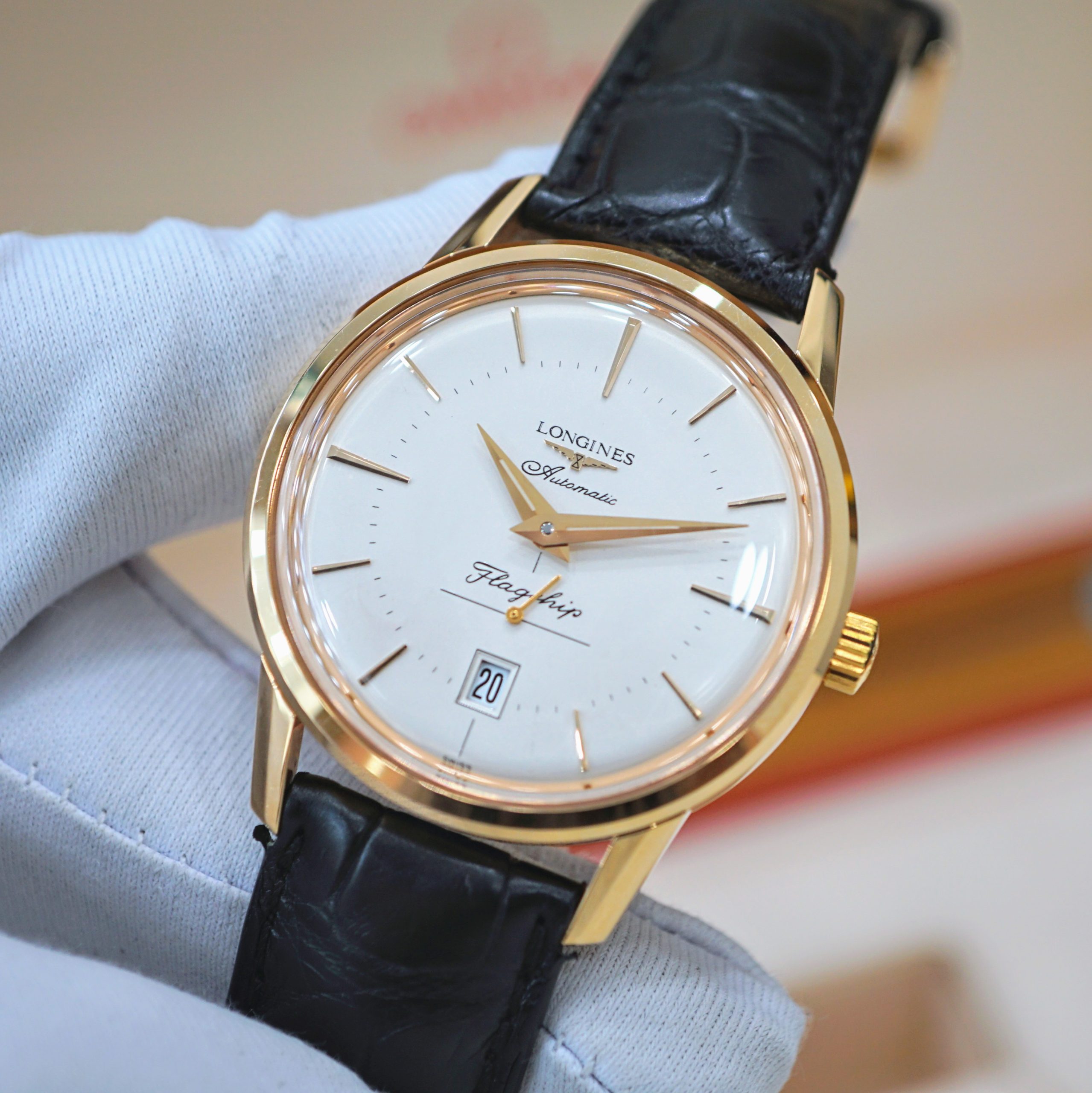 Longines Heritage Flagship L4.795.8.78.2 18k Rose Gold Longines Heritage Flagship L4.795.8.78.2 18k Rose Gold
