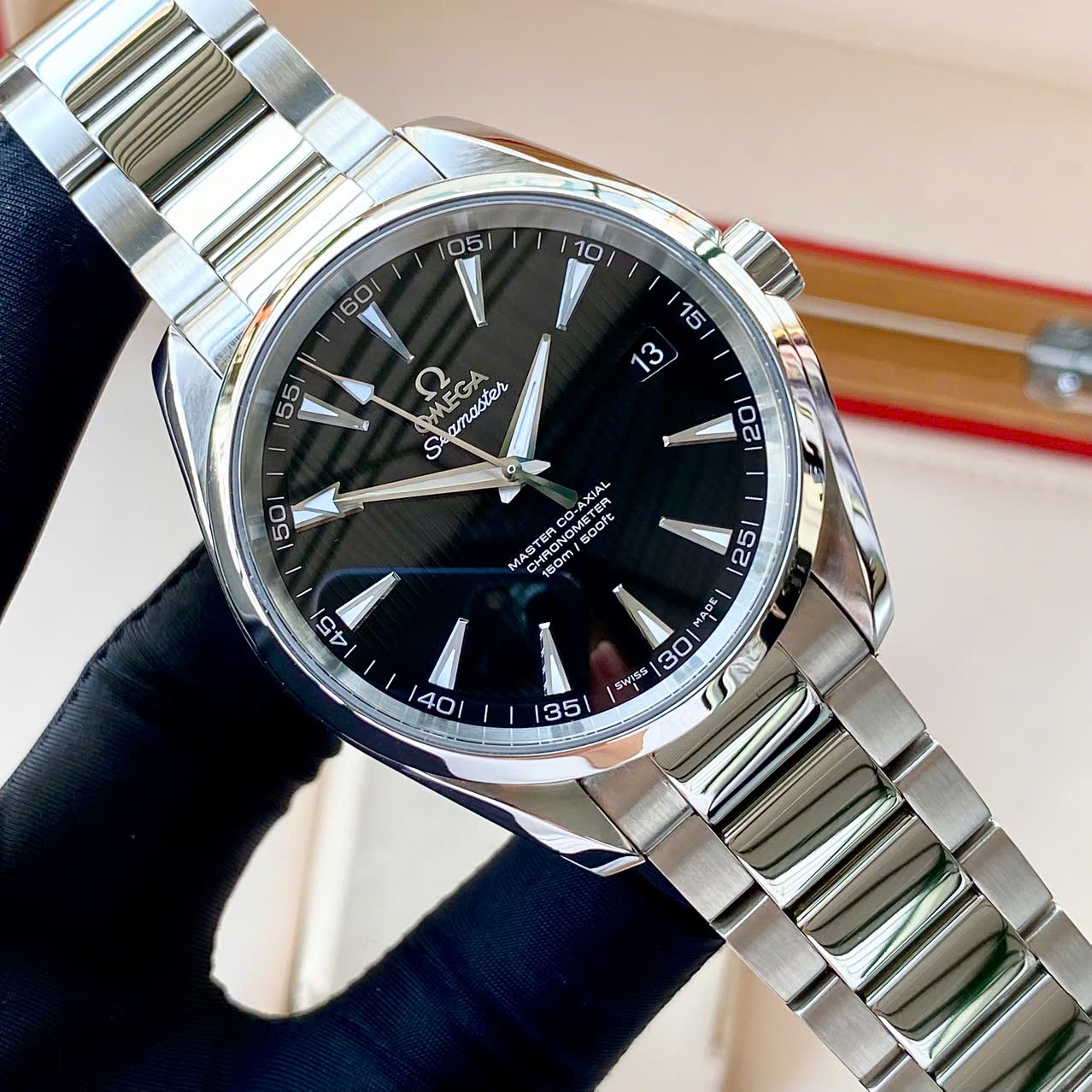 Omega Aqua Terra Master Co-Axial Black 231.10.42.21.01.003 Omega Aqua Terra Master Co-Axial Black 231.10.42.21.01.003