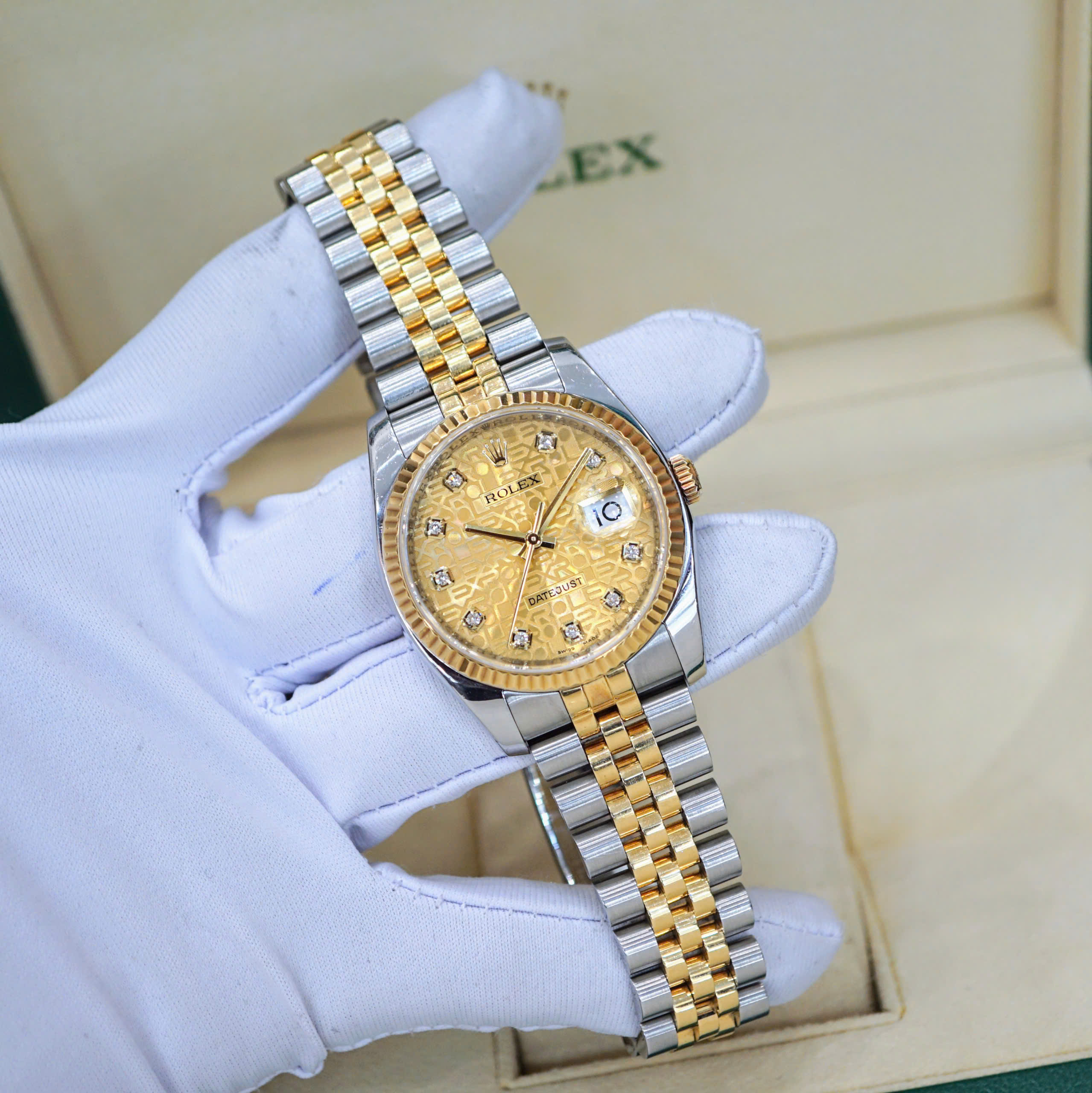 Rolex Datejust 116233 Vi Tính Vàng Rolex Datejust 116233 Vi Tính Vàng