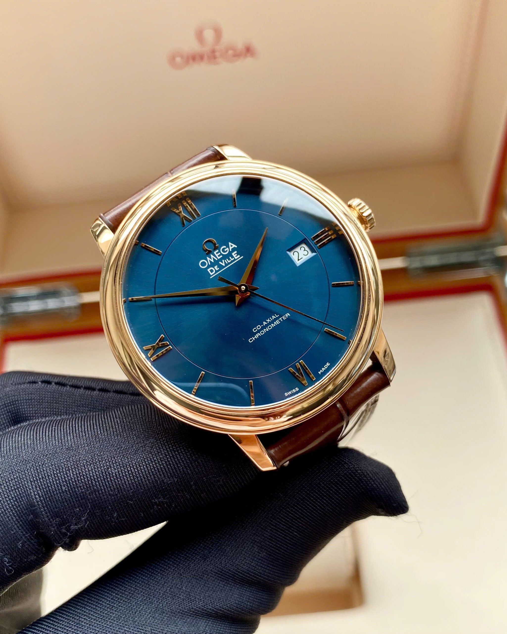 Omega Deville Prestige Co-Axial 424.53.40.20.03.002 Rose Gold Omega Deville Prestige Co-Axial 424.53.40.20.03.002 Rose Gold