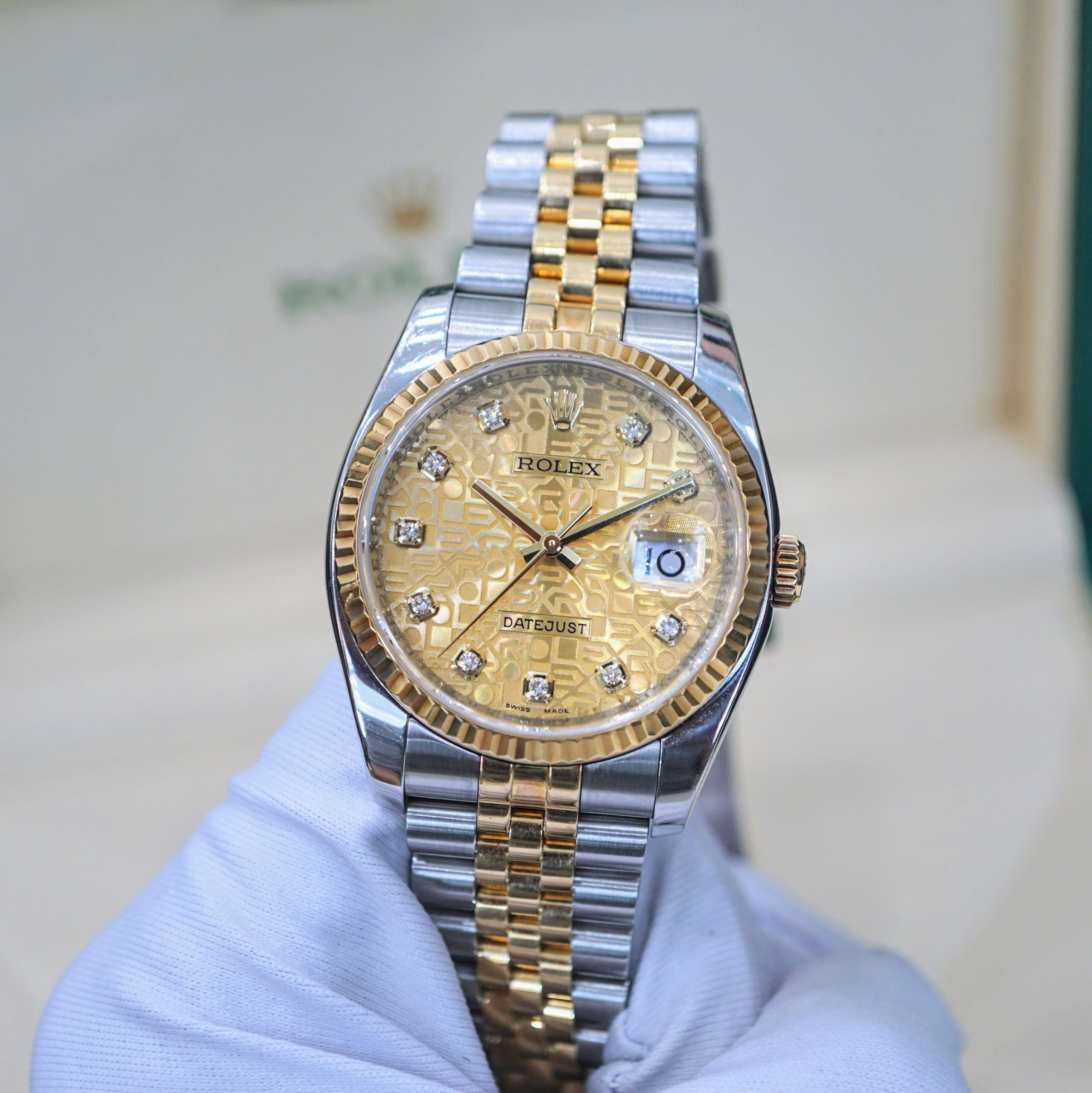 Rolex Datejust 116233 Vi Tính Vàng Rolex Datejust 116233 Vi Tính Vàng