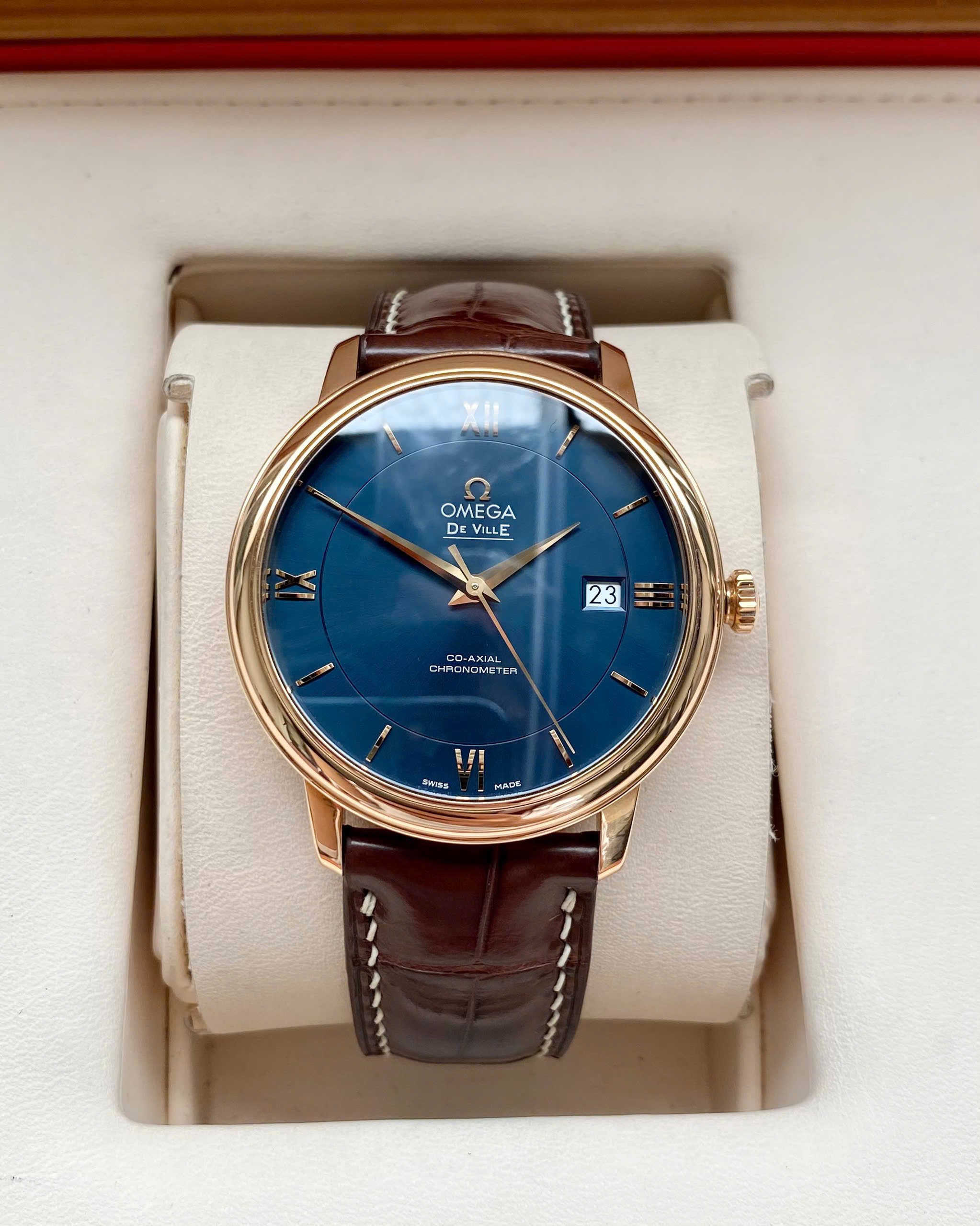 Omega Deville Prestige Co-Axial 424.53.40.20.03.002 Rose Gold Omega Deville Prestige Co-Axial 424.53.40.20.03.002 Rose Gold