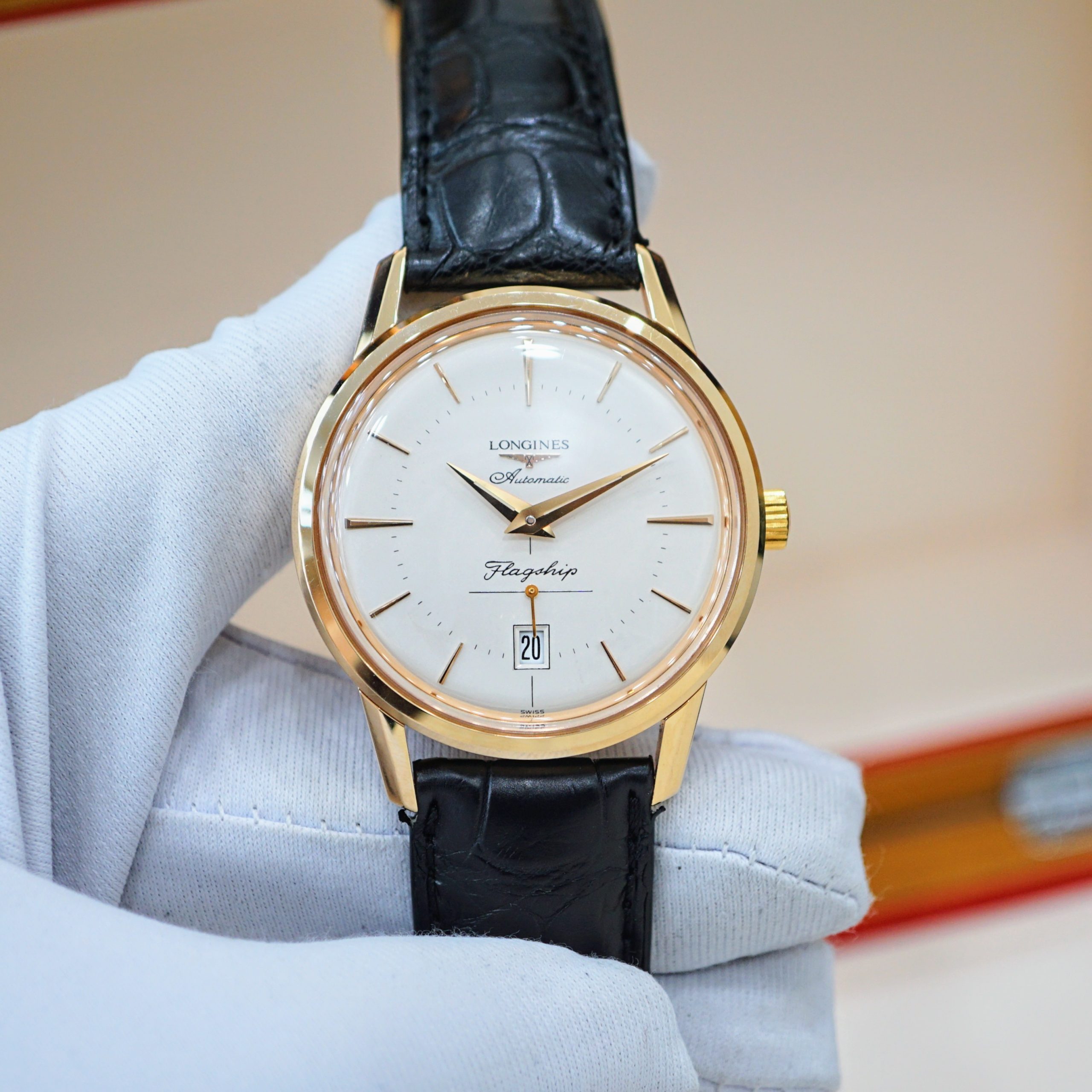 Longines Heritage Flagship L4.795.8.78.2 18k Rose Gold Longines Heritage Flagship L4.795.8.78.2 18k Rose Gold