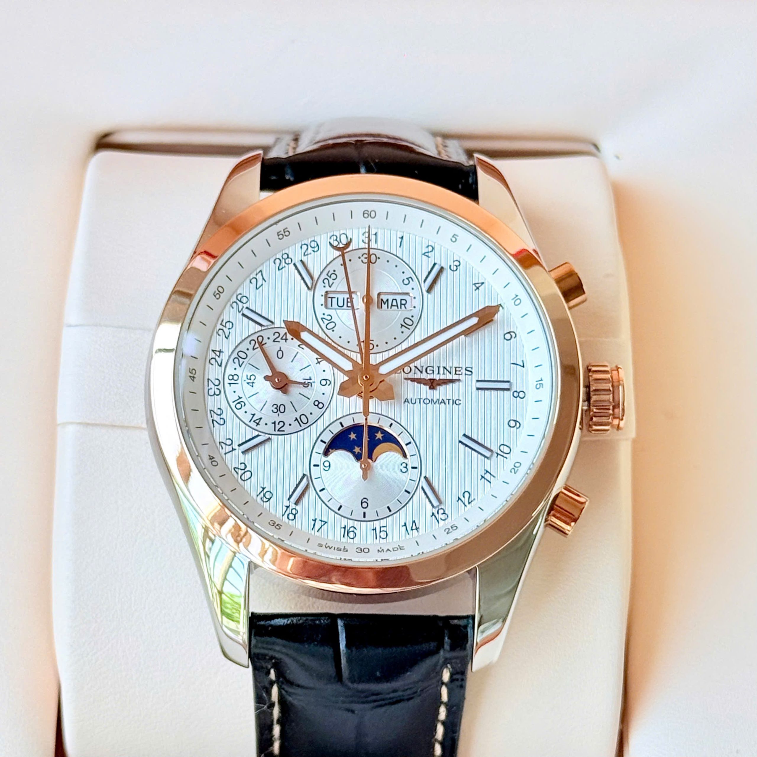 Longines Conquest Chronograph Moonphase L2.798.5.72.3 Longines Conquest Chronograph Moonphase L2.798.5.72.3