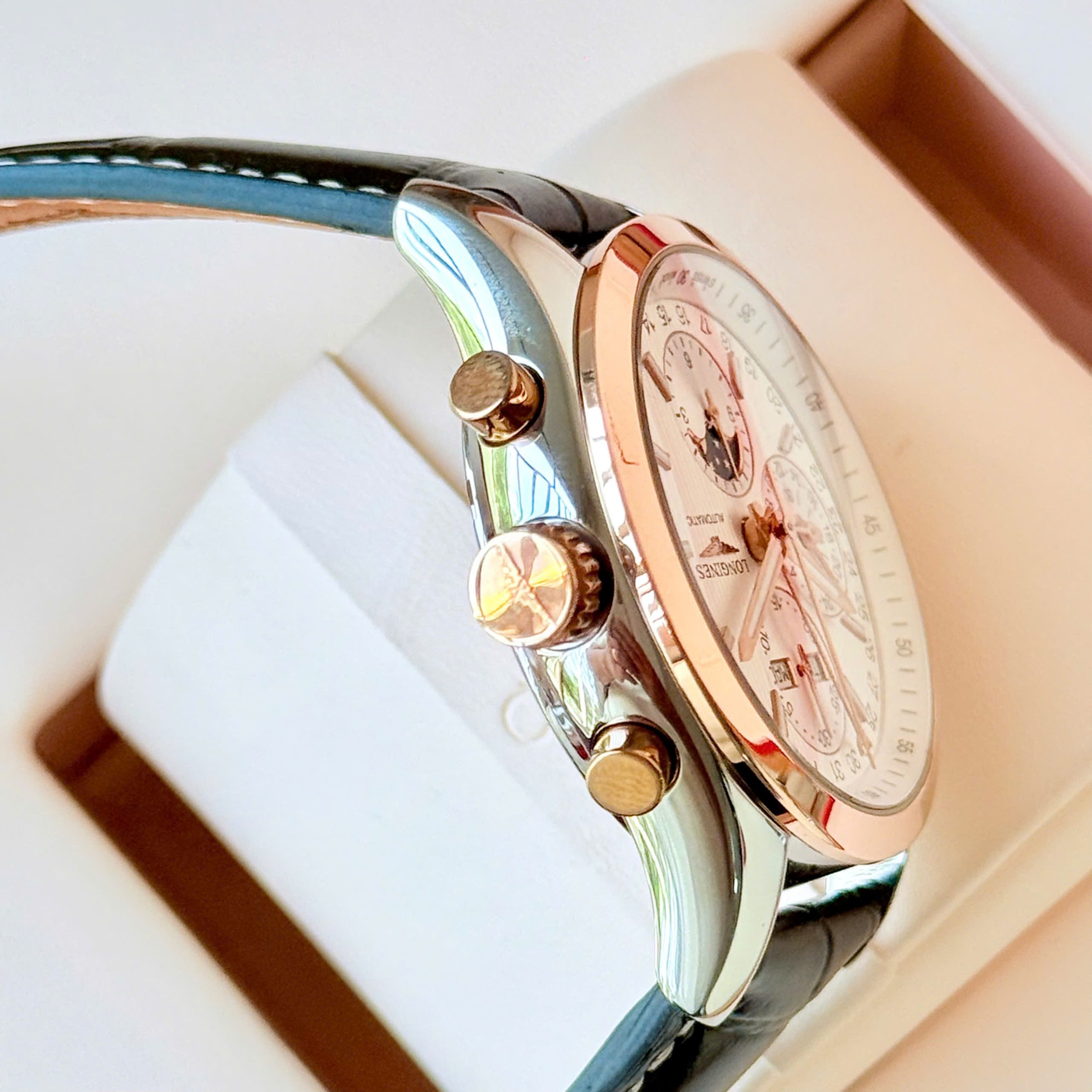 Longines Conquest Chronograph Moonphase L2.798.5.72.3 Longines Conquest Chronograph Moonphase L2.798.5.72.3