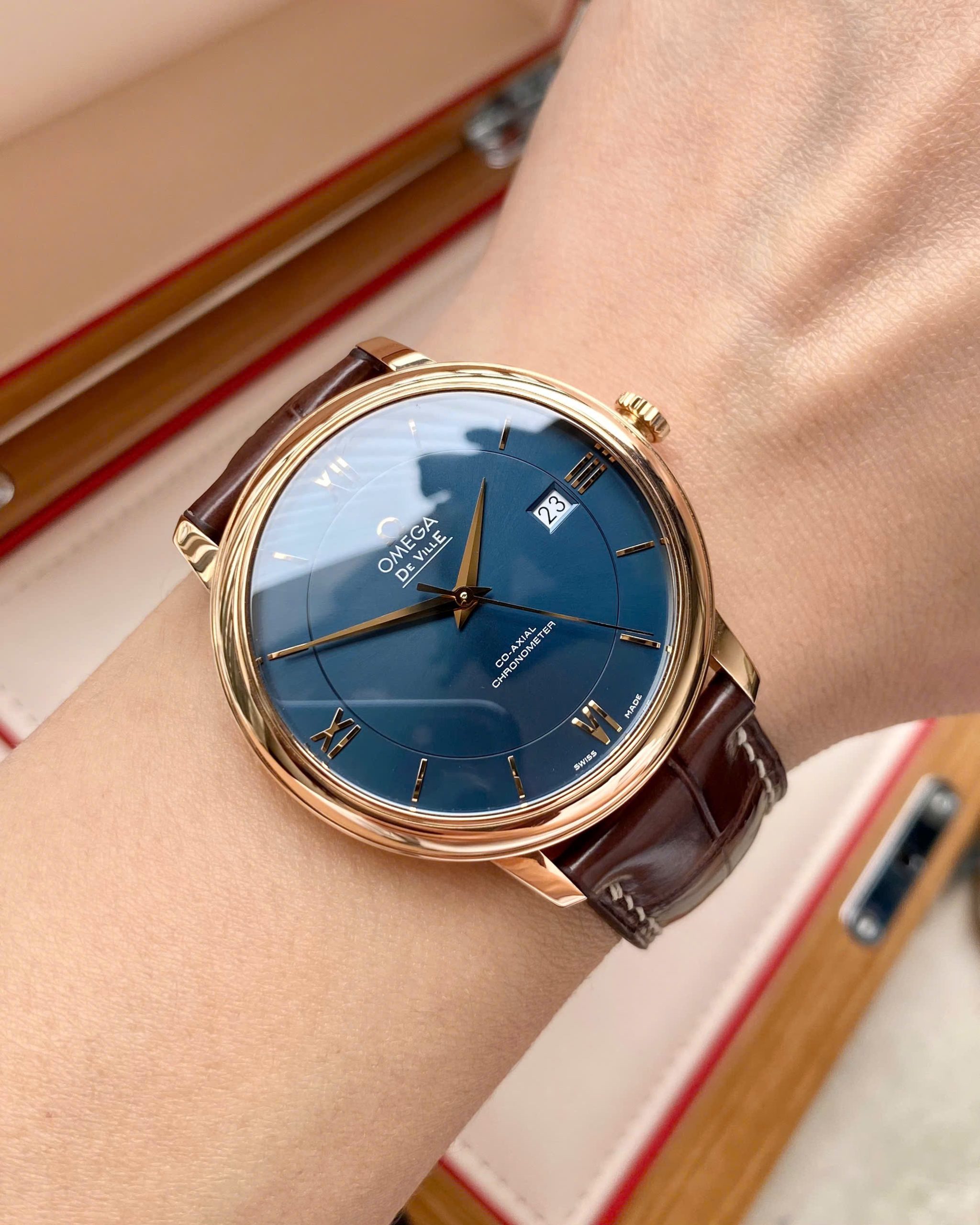 Omega Deville Prestige Co-Axial 424.53.40.20.03.002 Rose Gold Omega Deville Prestige Co-Axial 424.53.40.20.03.002 Rose Gold