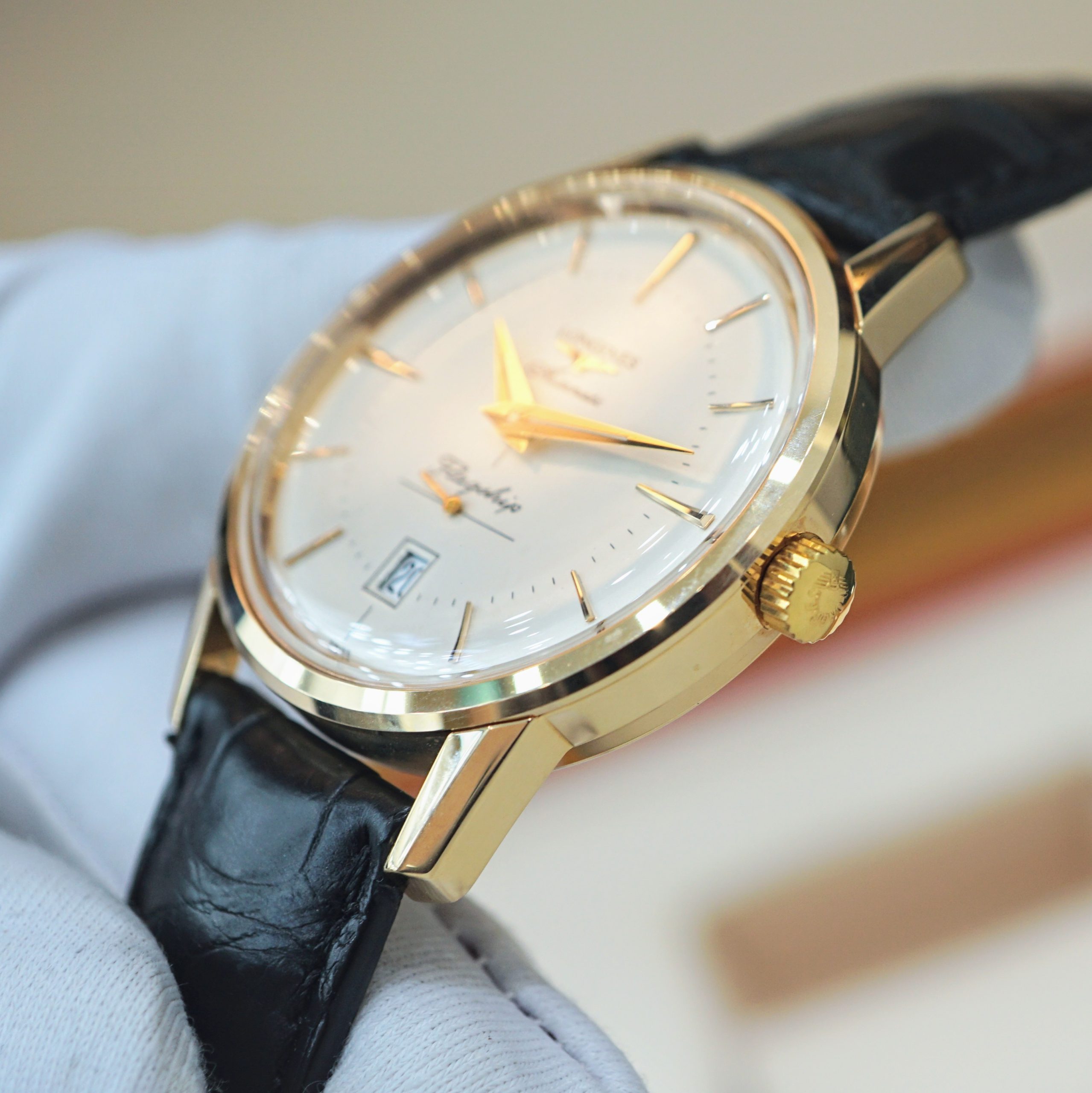 Longines Heritage Flagship L4.795.8.78.2 18k Rose Gold Longines Heritage Flagship L4.795.8.78.2 18k Rose Gold