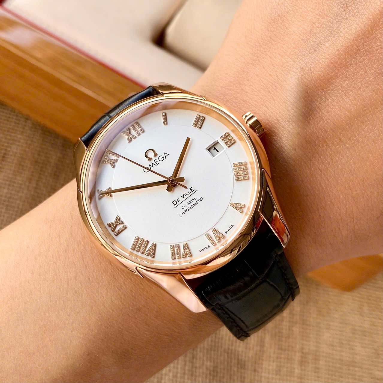 Omega DeVille Hour Vision Chronometer 431.53.41.21.52.001 Omega DeVille Hour Vision Chronometer 431.53.41.21.52.001
