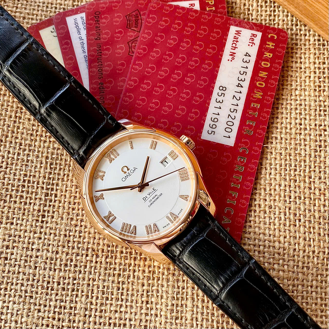Omega DeVille Hour Vision Chronometer 431.53.41.21.52.001 Omega DeVille Hour Vision Chronometer 431.53.41.21.52.001