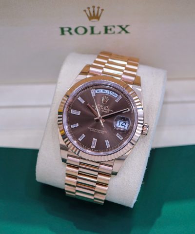 Đồng hồ Rolex Day-Date 228235 Choco Cũ