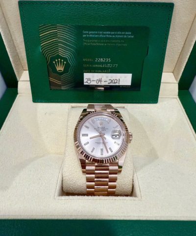 Đồng hồ Rolex Day-Date 228235 Sundust Cũ