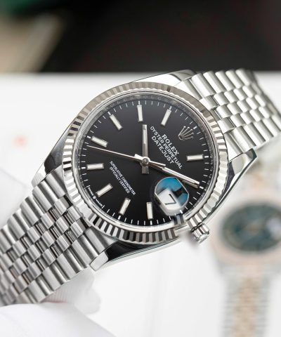 Đồng hồ Rolex Datejust 126234 Black Index Cũ