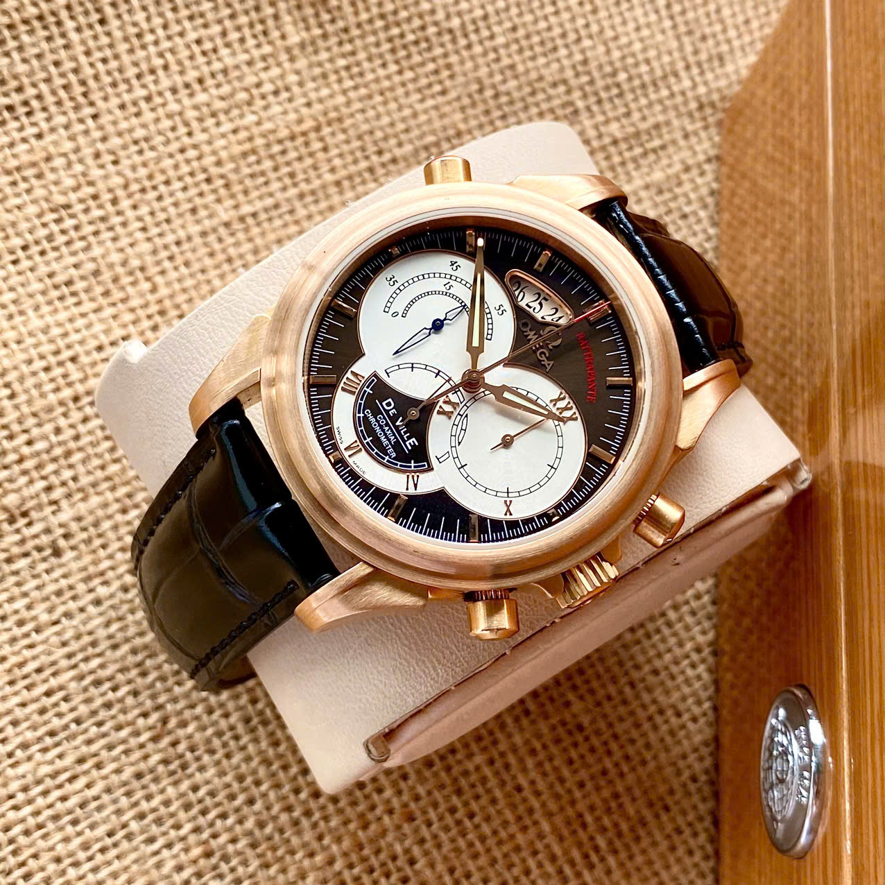 Omega De Ville Co-Axial Rattrapante 4648.60.37 Cũ Omega De Ville Co-Axial Rattrapante 4648.60.37 Cũ
