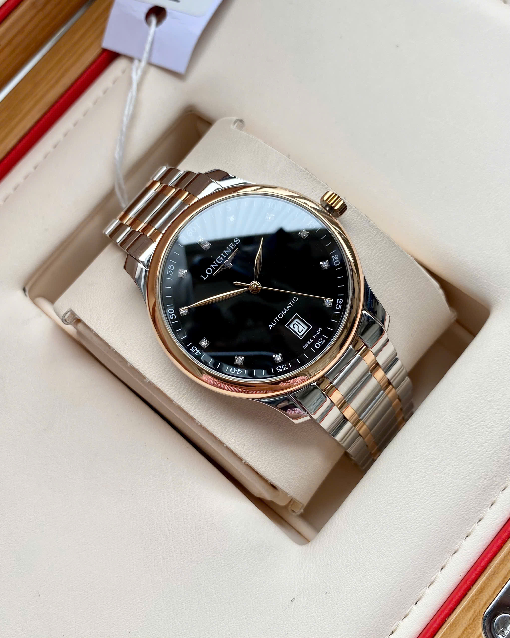 Đồng hồ Longines Master Collection Rose Gold L2.628.5.59.7 Cũ Đồng hồ Longines Master Collection Rose Gold L2.628.5.59.7 Cũ
