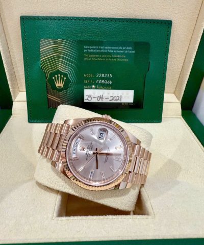 Đồng hồ Rolex Day-Date 228235 Sundust Cũ