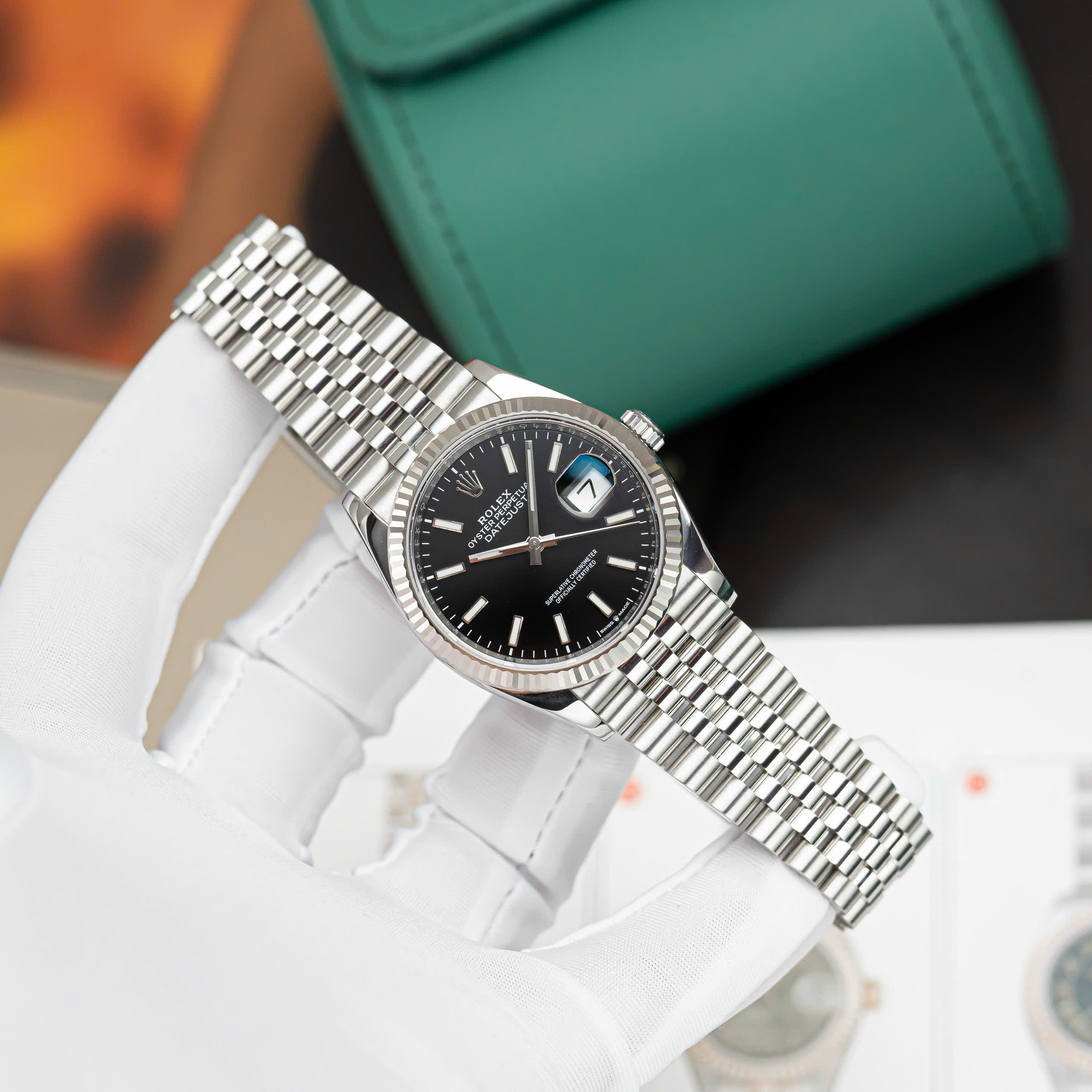 Đồng hồ Rolex Datejust 126234 Black Index Cũ Đồng hồ Rolex Datejust 126234 Black Index Cũ